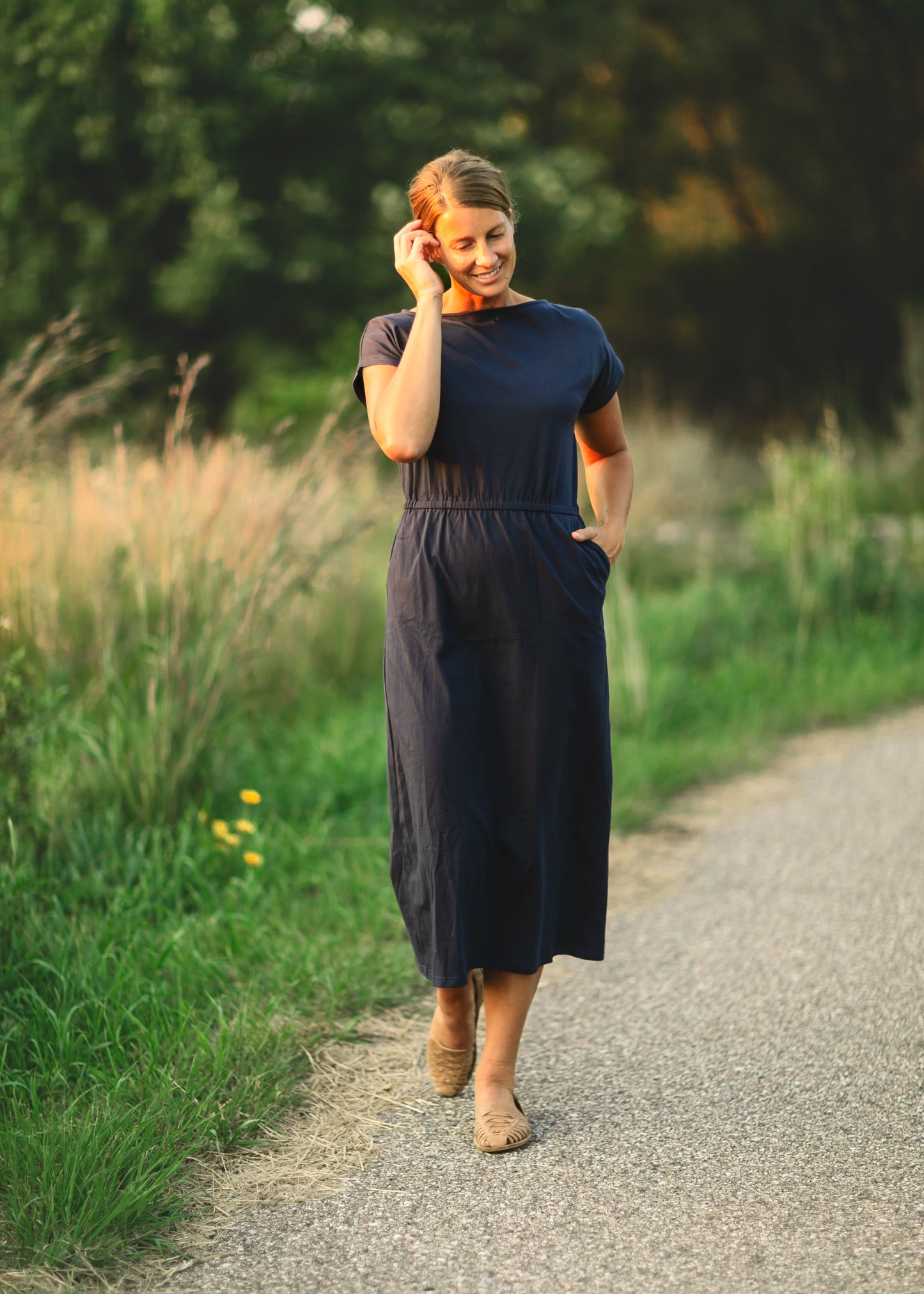 Elena Boatneck Maxi Dress - FINAL SALE