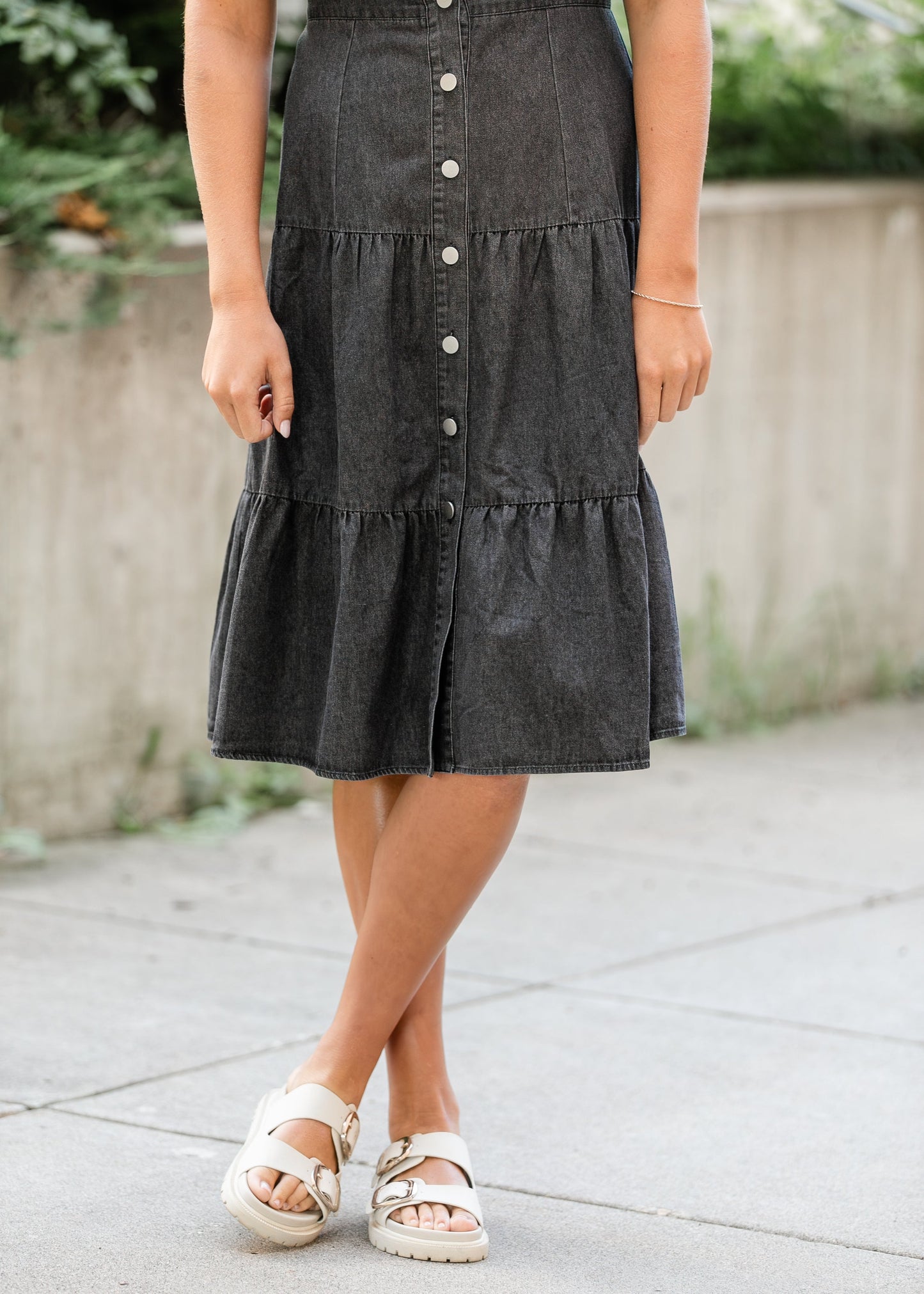 Elton Square Neck Dress - FINAL SALE