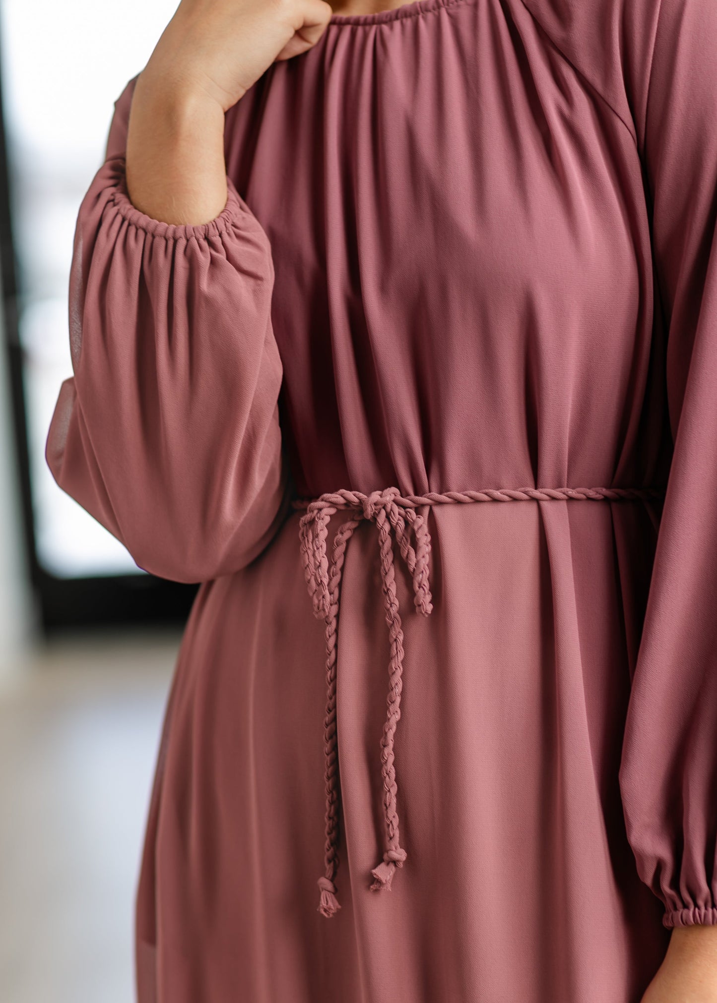 Ember Solid Beaded Trim Maxi Dress - FINAL SALE