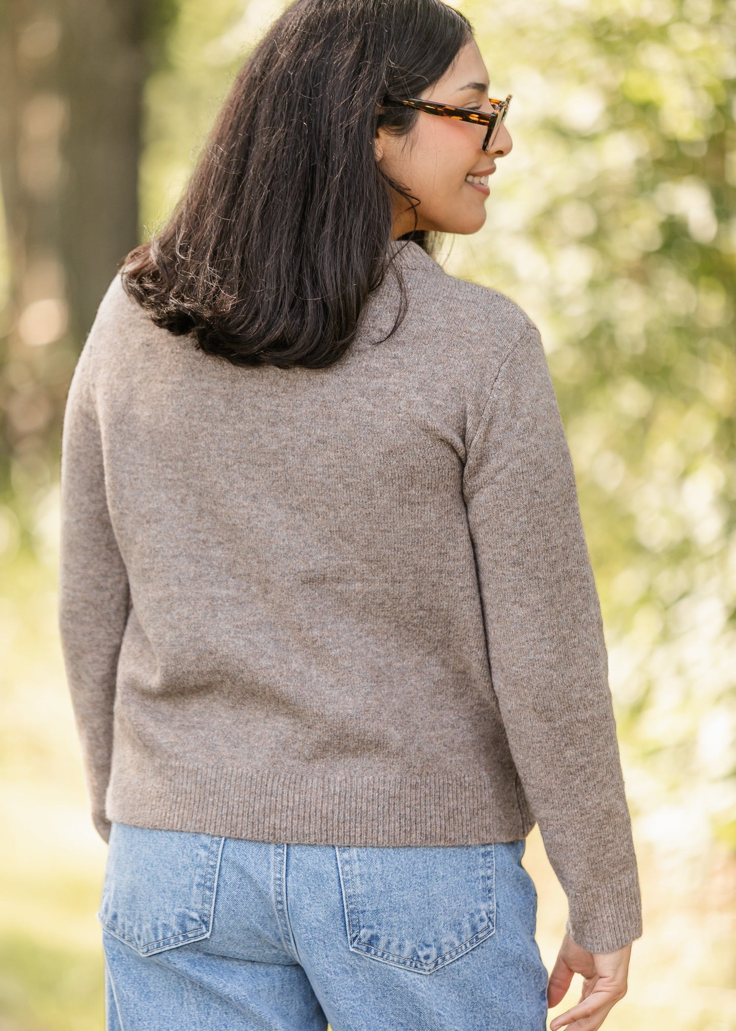 Embroidered Floral Crewneck Sweater - FINAL SALE
