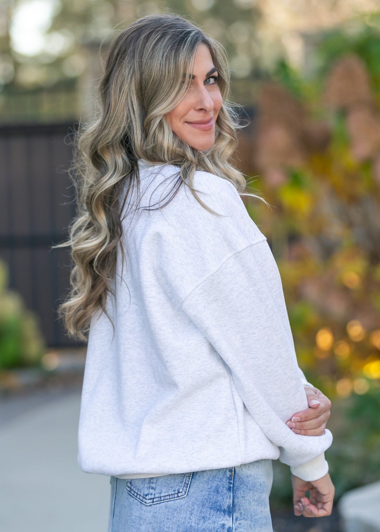 Embroidered Winter Graphic Sweatshirt - FINAL SALE