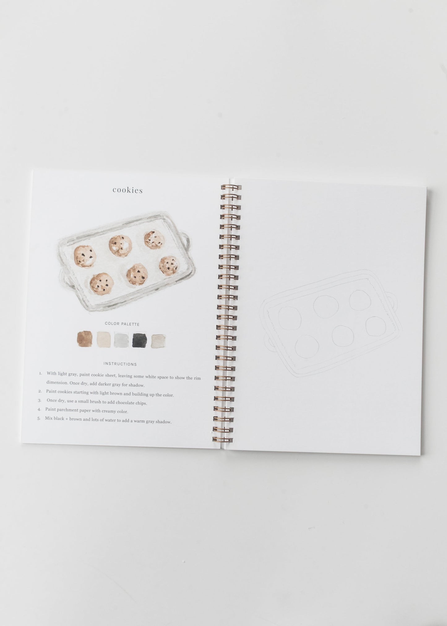 Emily Lex Studio Baking Watercolor Workbook
