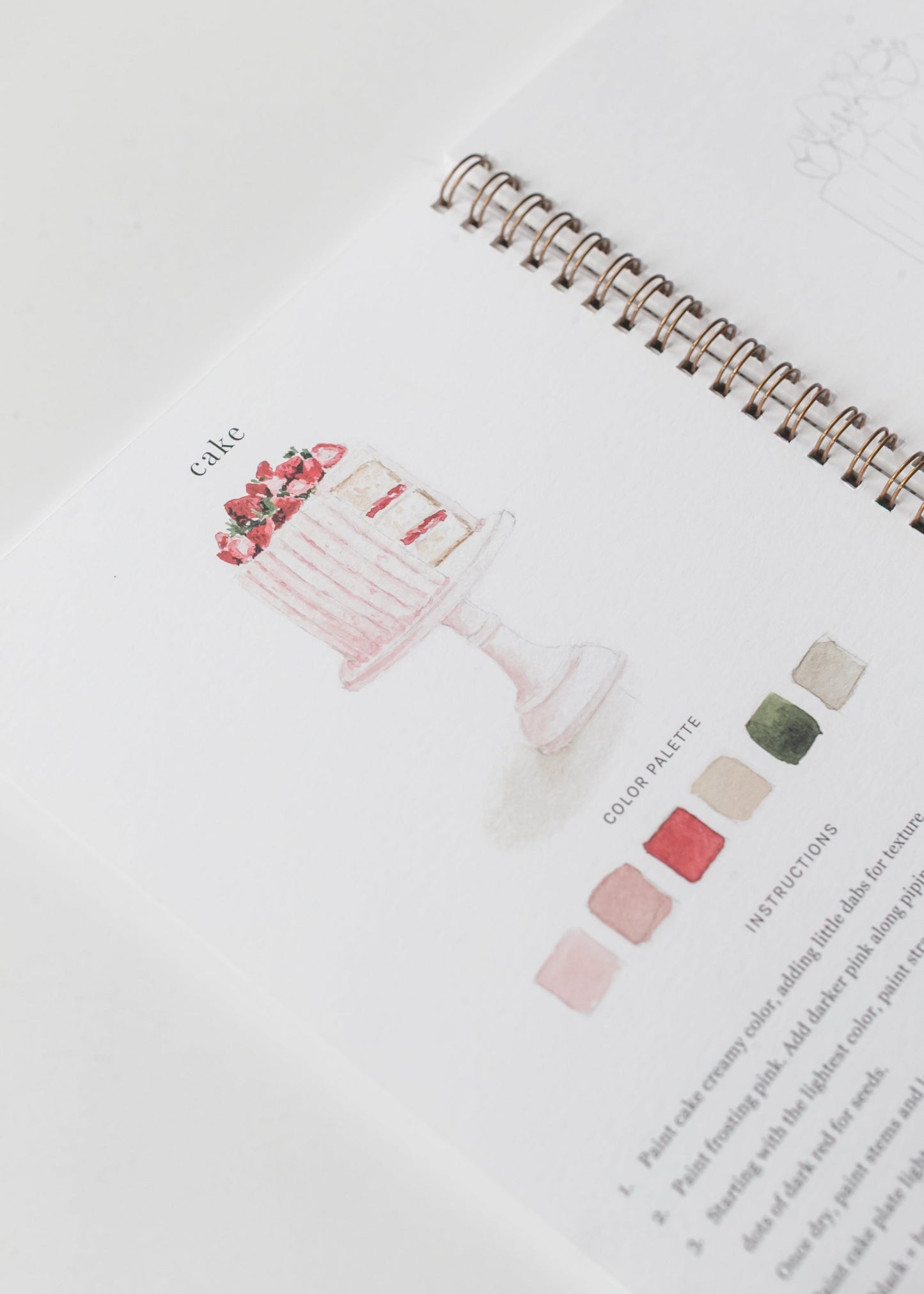 Emily Lex Studio Baking Watercolor Workbook