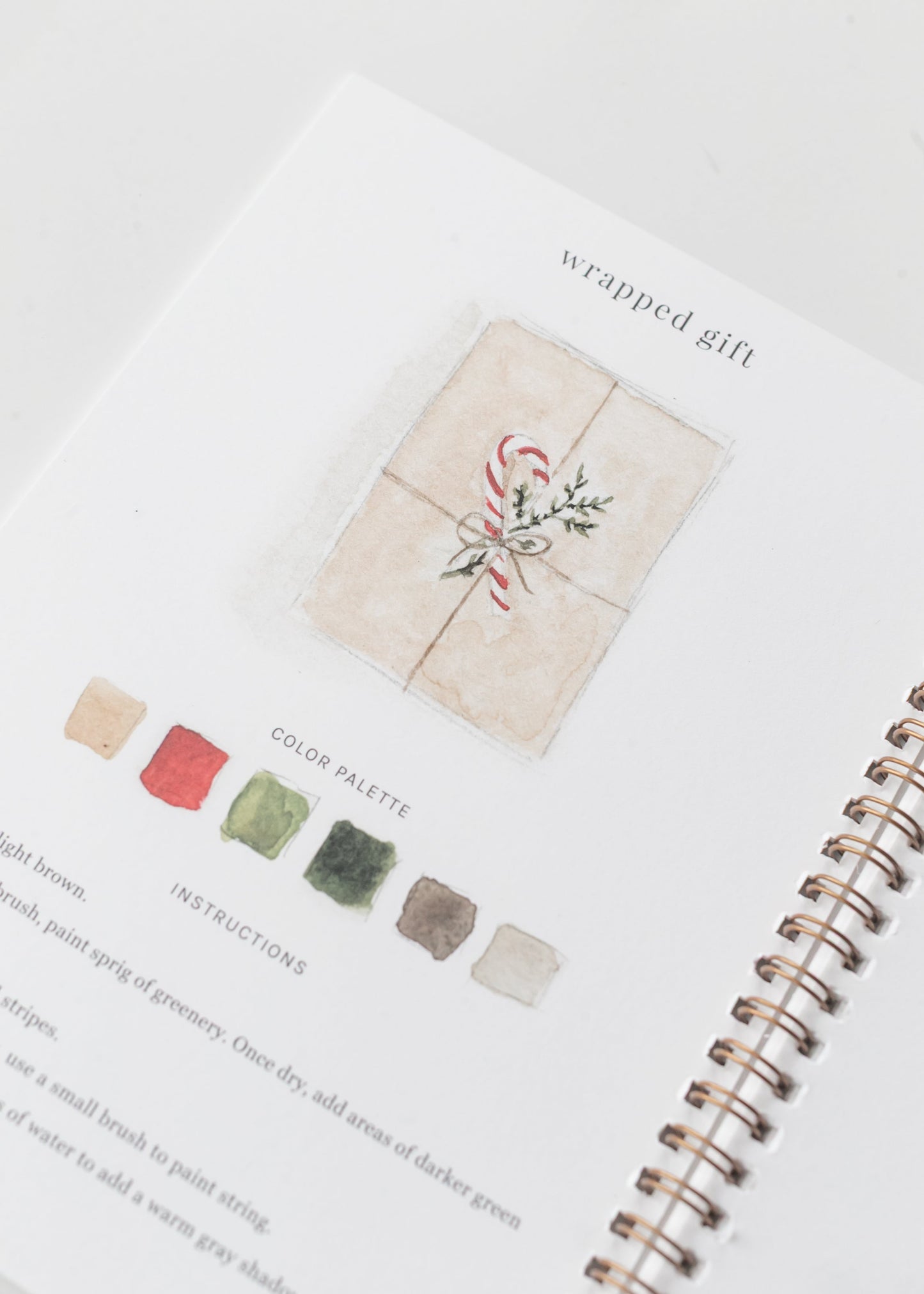 Emily Lex Studio Christmas Watercolor Workbook