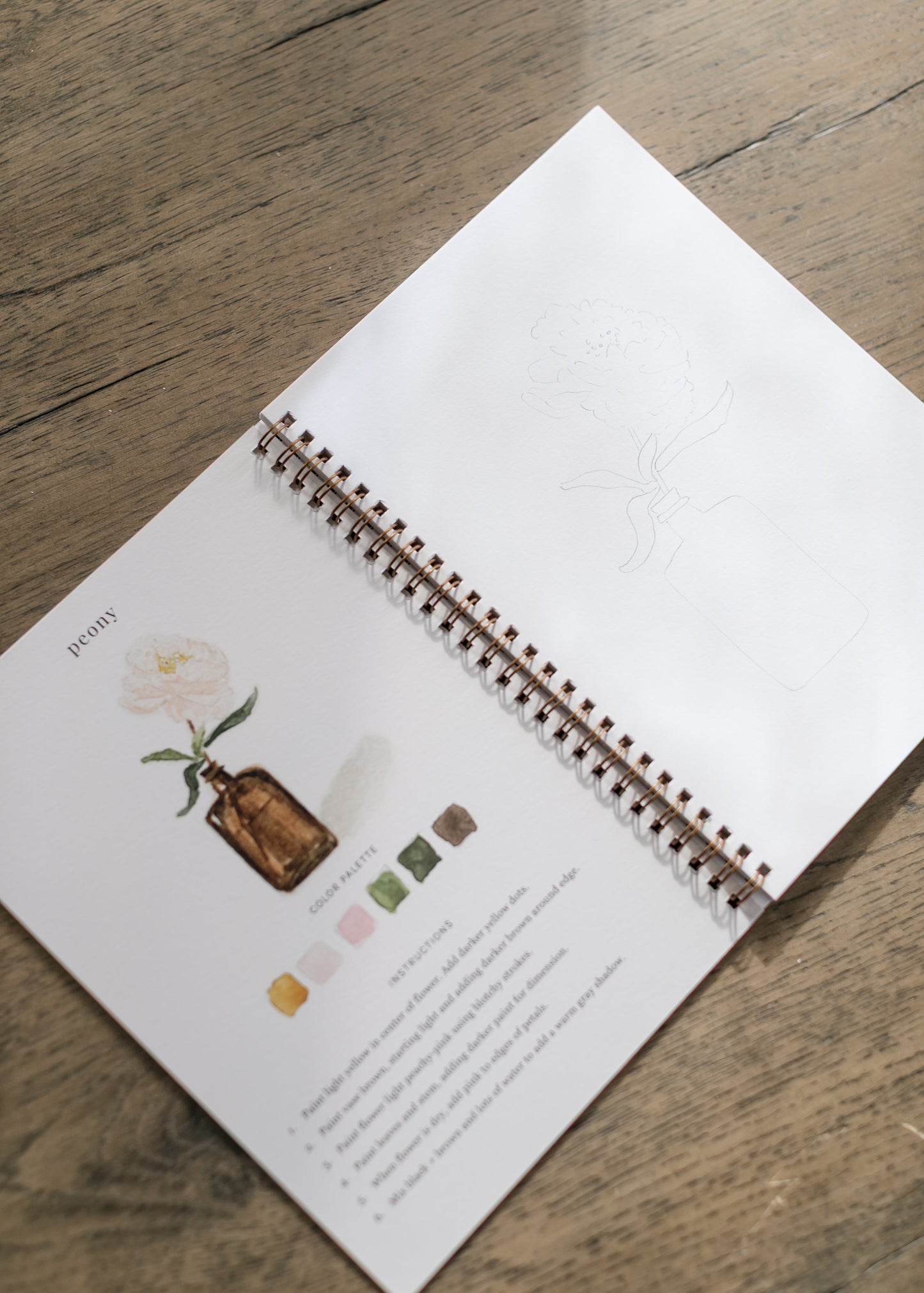 Emily Lex Studio Flowers Watercolor Workbook