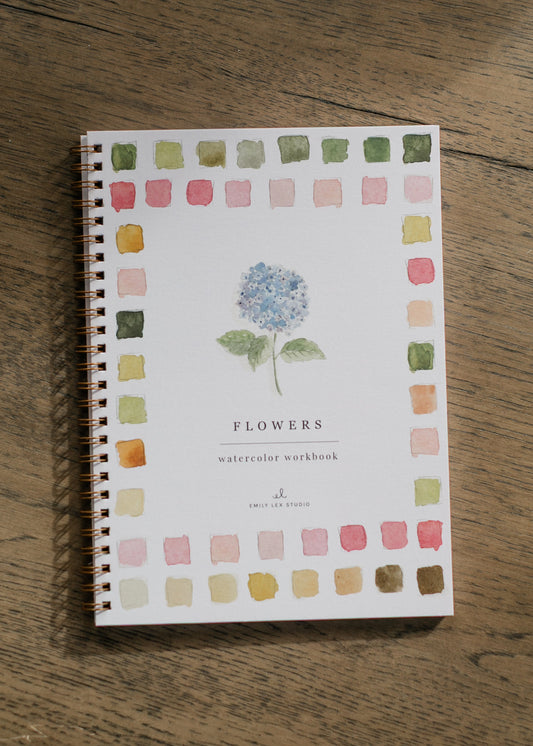 Emily Lex Studio Flowers Watercolor Workbook