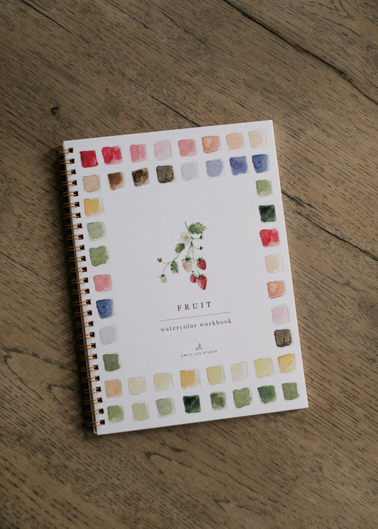 Emily Lex Studio Fruit Watercolor Workbook