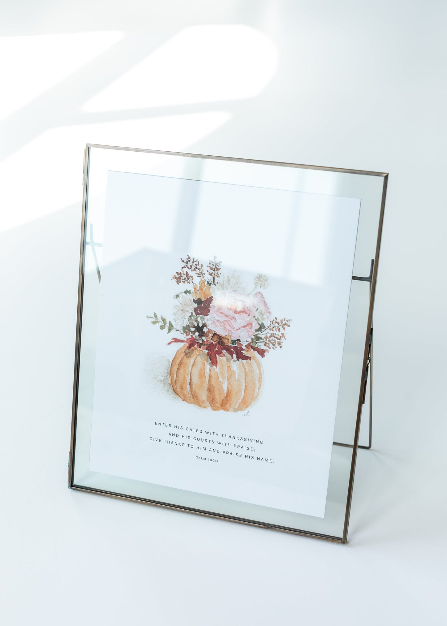 Emily Lex Studio Pumpkin Bouquet Scripture Print - FINAL SALE