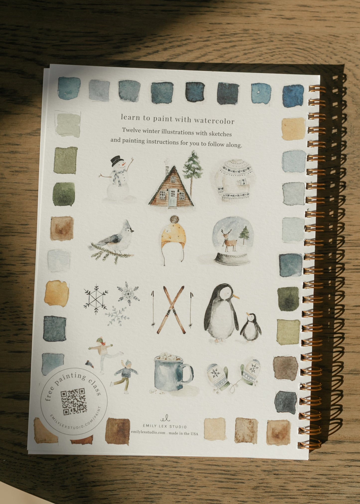 Emily Lex Studio Winter Watercolor Workbook