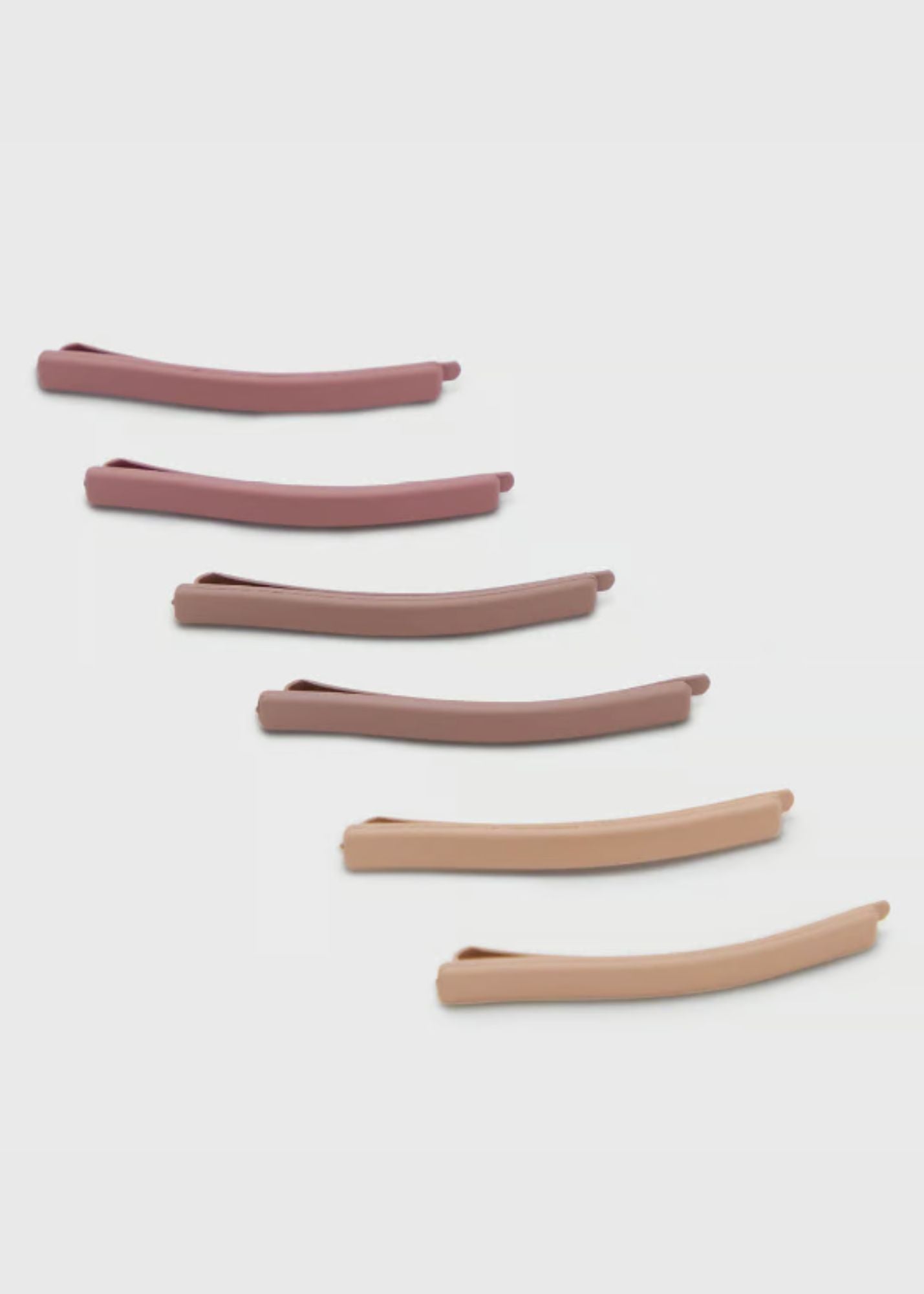 Enamel Bobby Pins 6pc Set