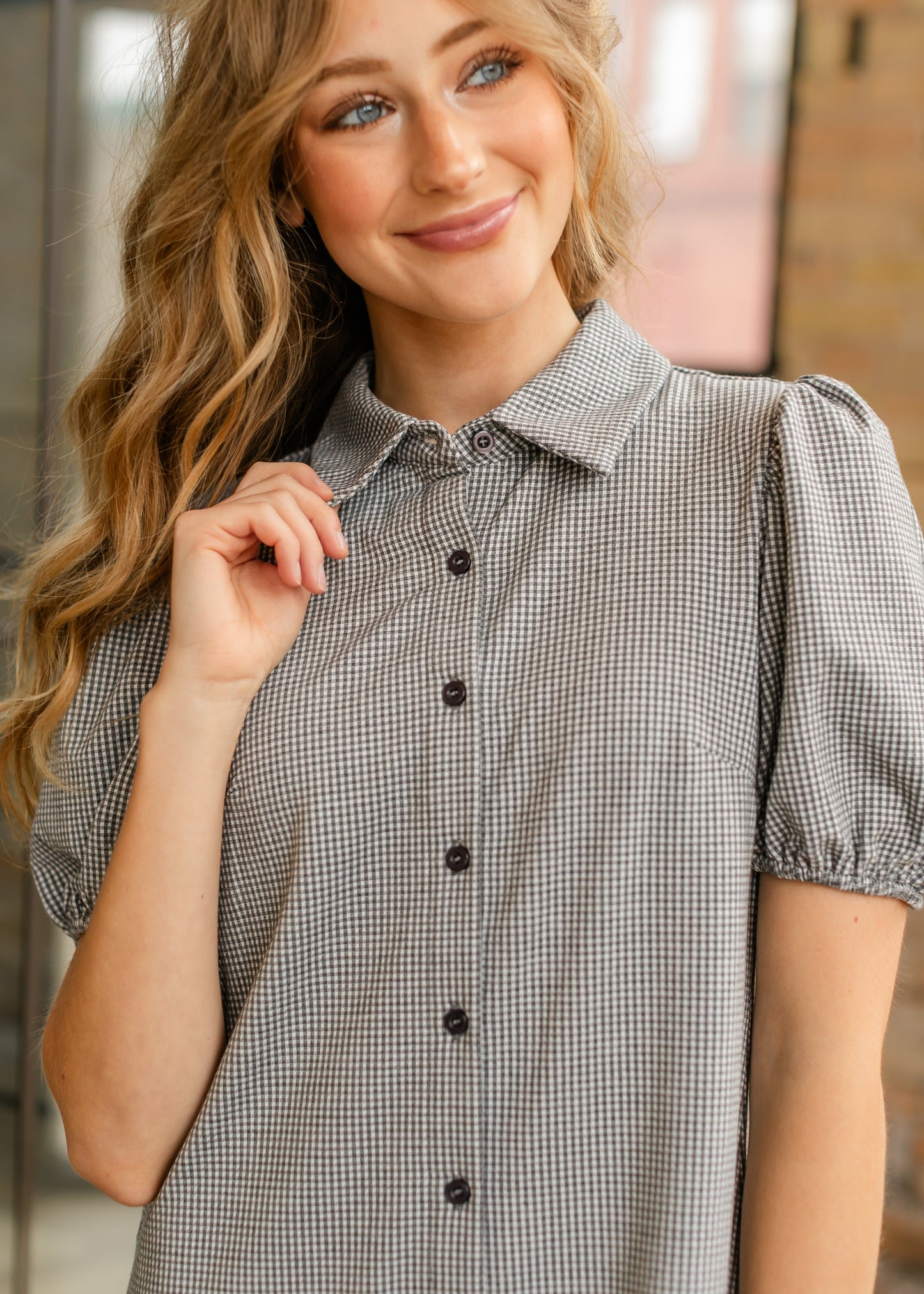 Esme Check Shirt Dress - FINAL SALE