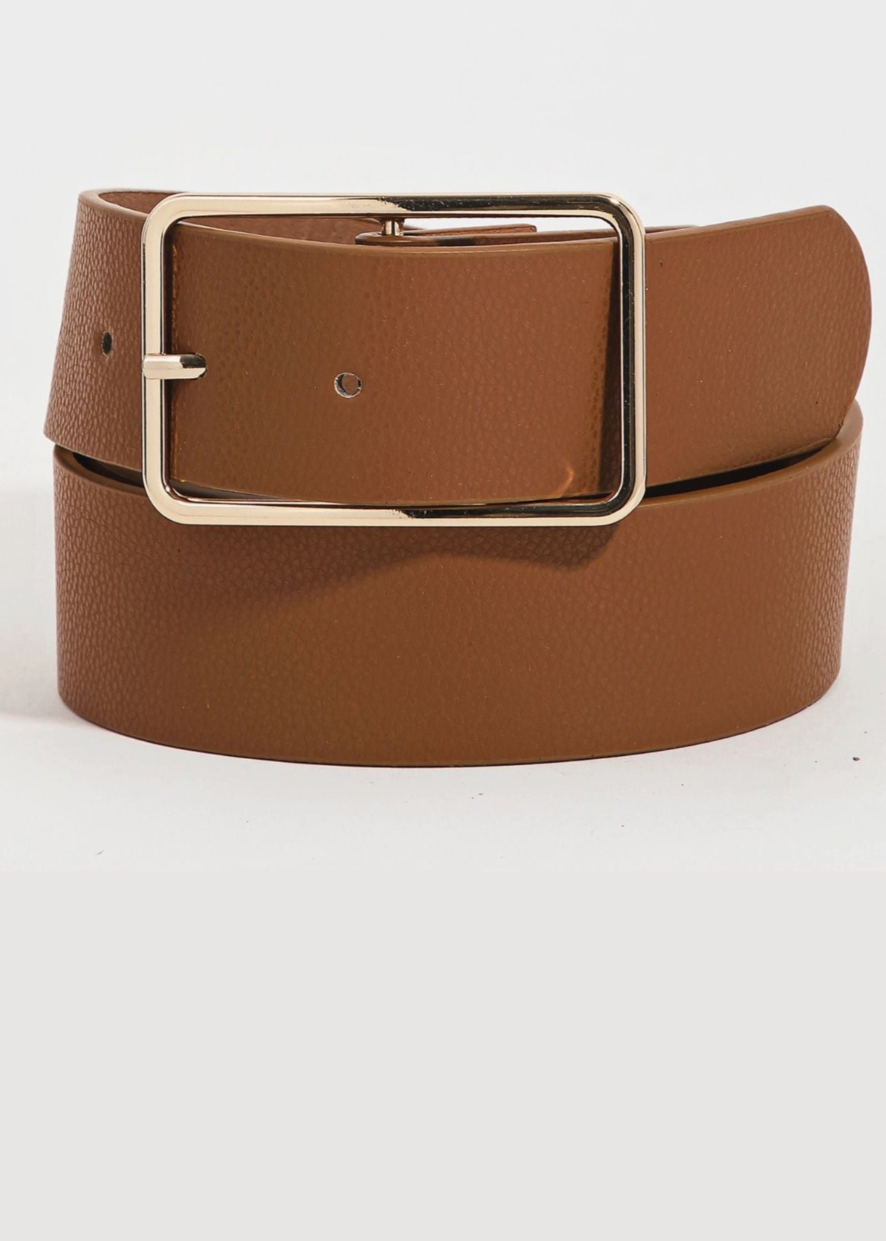 Essential Rectangle Cutout Buckle Belt