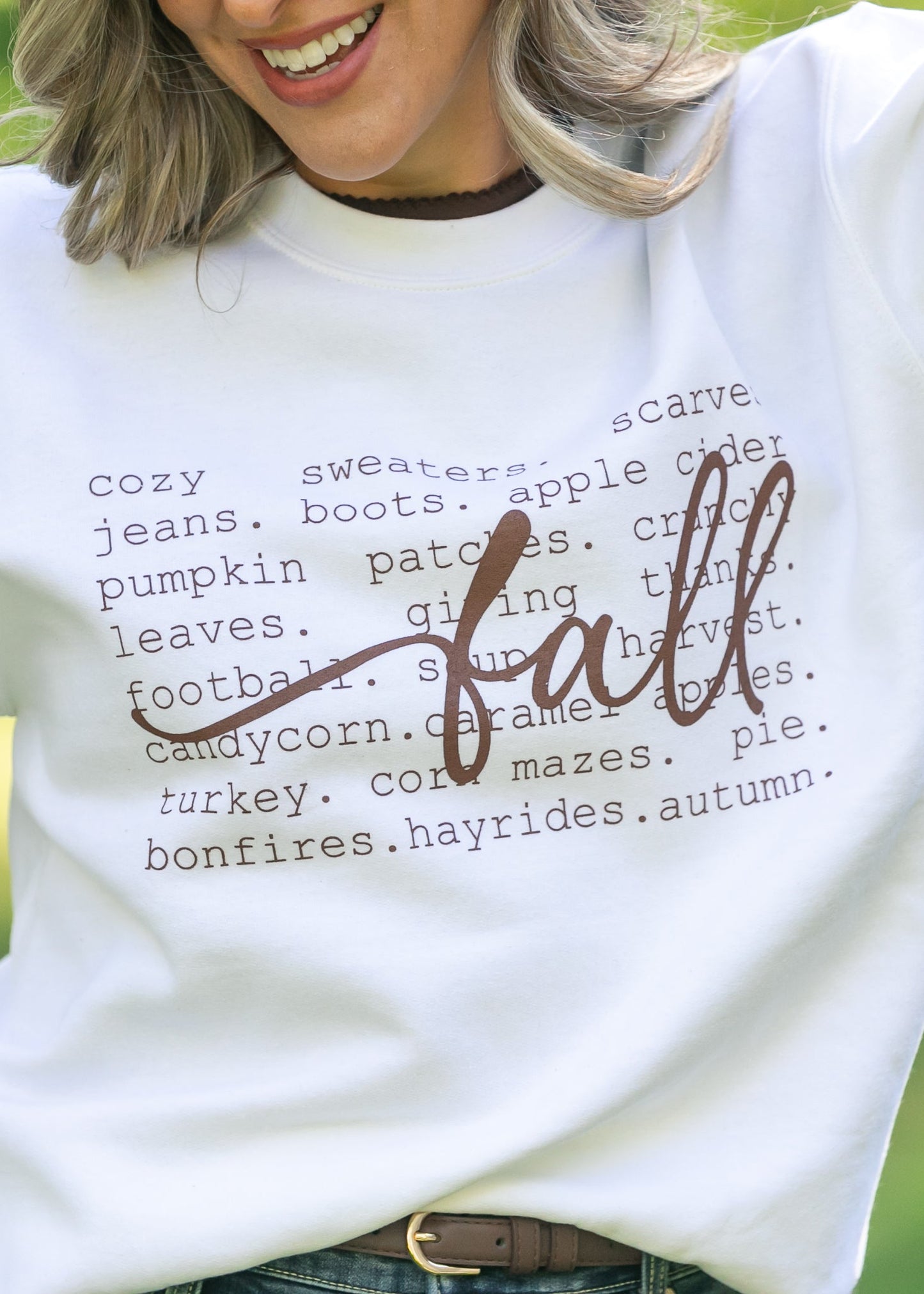 Falling For Fall Graphic Sweatshirt - FINAL SALE