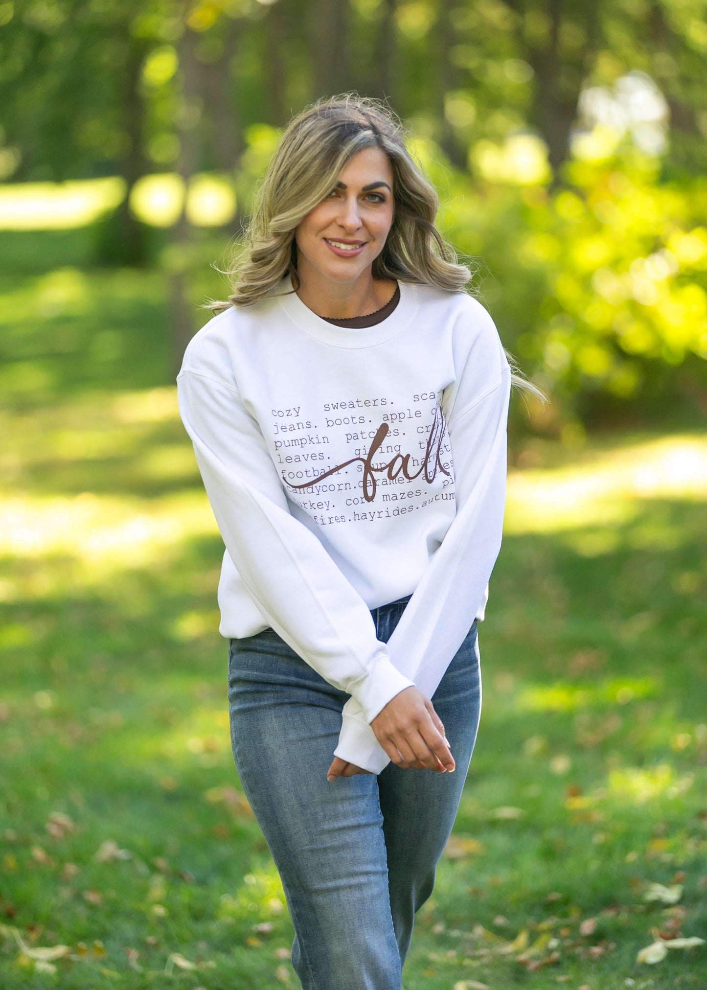 Falling For Fall Graphic Sweatshirt - FINAL SALE