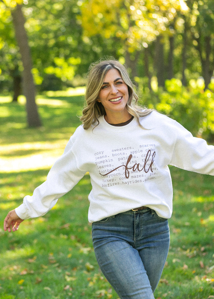 Falling For Fall Graphic Sweatshirt - FINAL SALE
