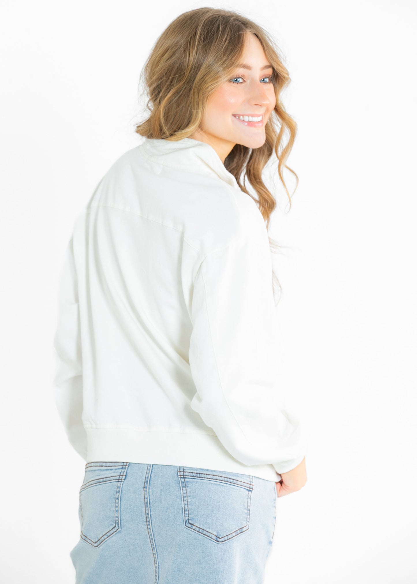 Farah Half Zip Long Sleeve Sweatshirt - FINAL SALE