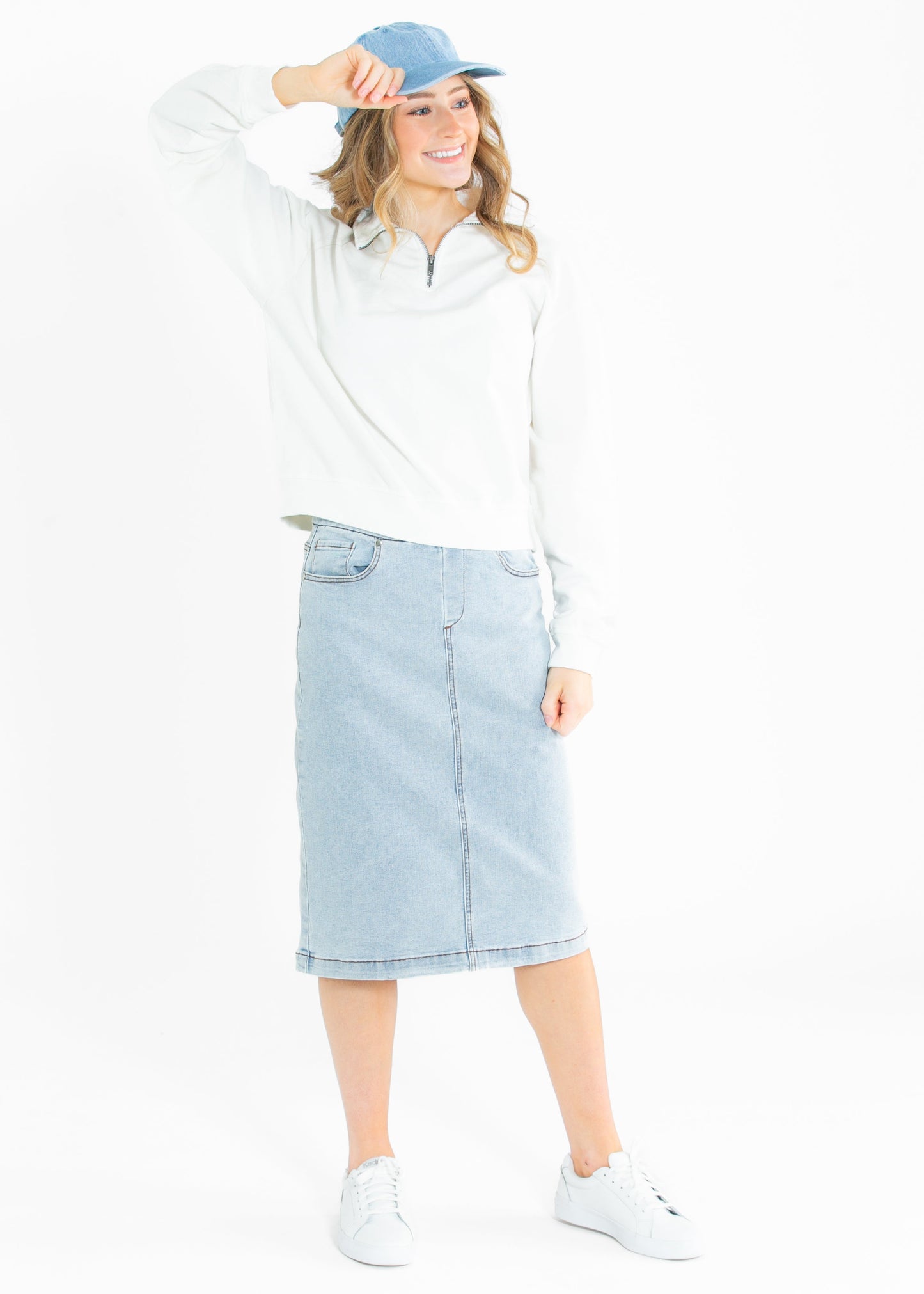Farah Half Zip Long Sleeve Sweatshirt - FINAL SALE
