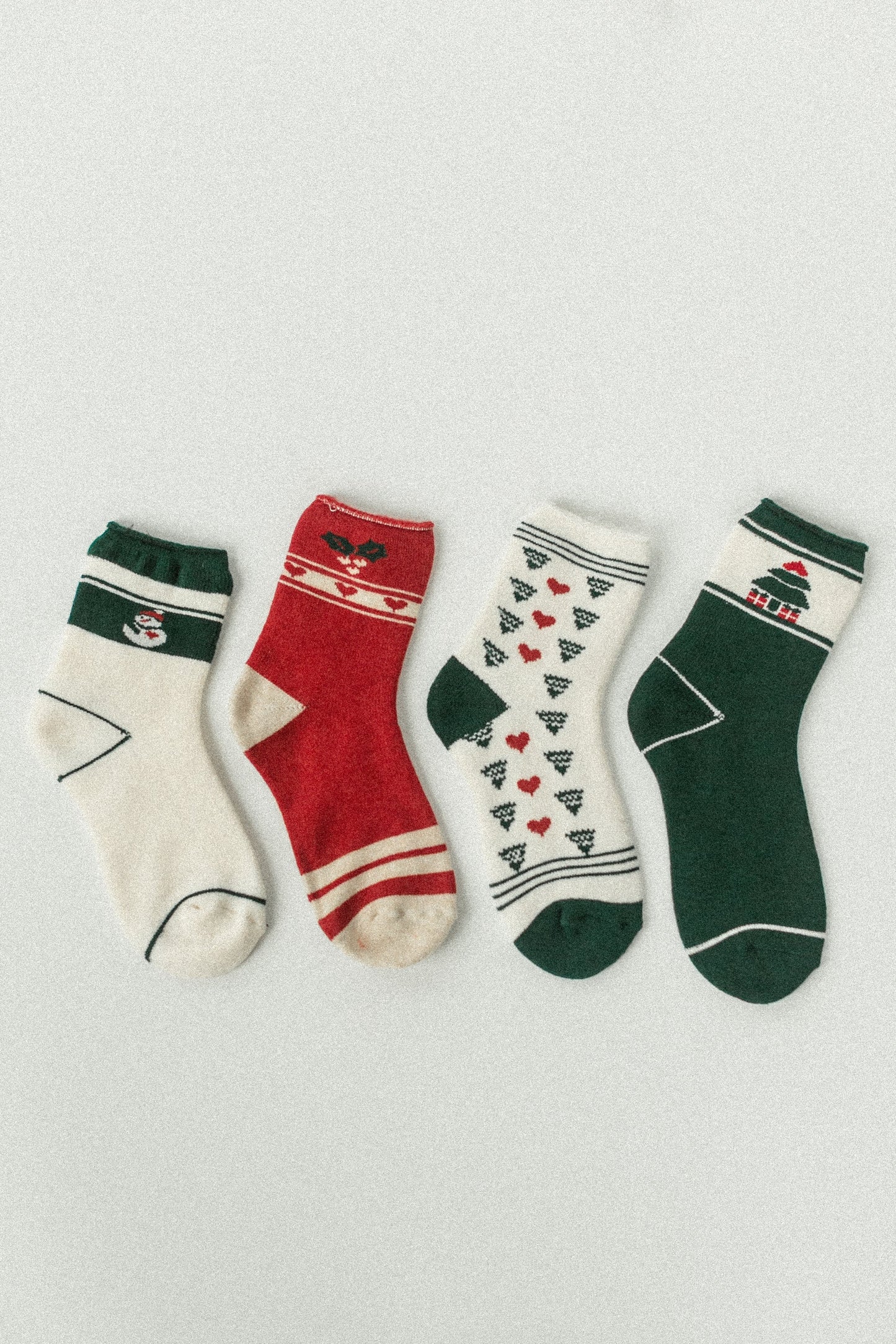 Festive Christmas Holiday Crew Socks - FINAL SALE