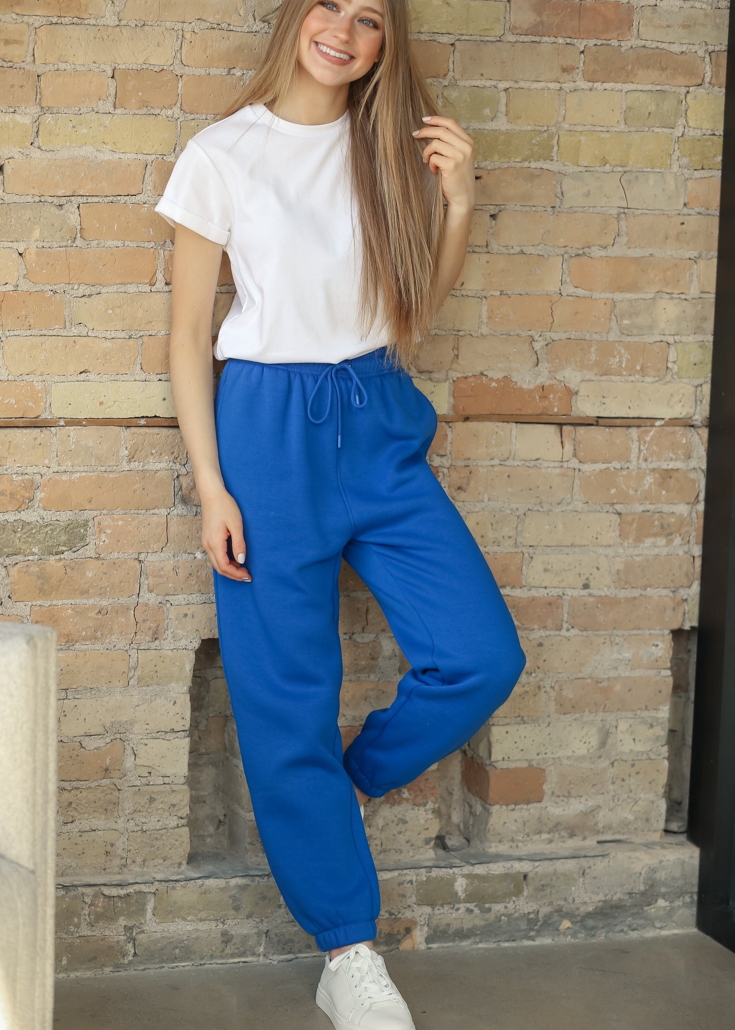 Fleece Billow Deep Indigo Pants