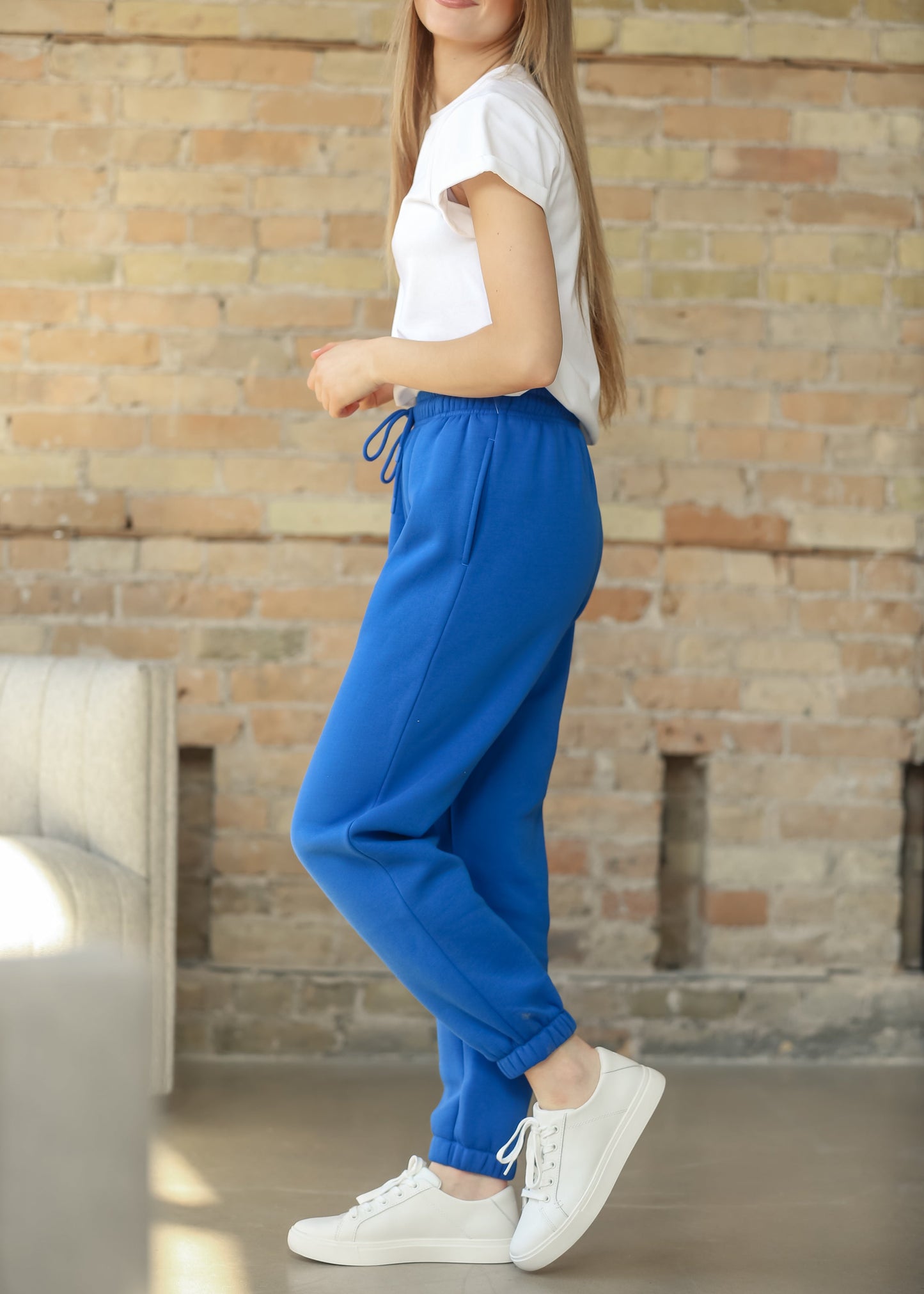 Fleece Billow Deep Indigo Pants
