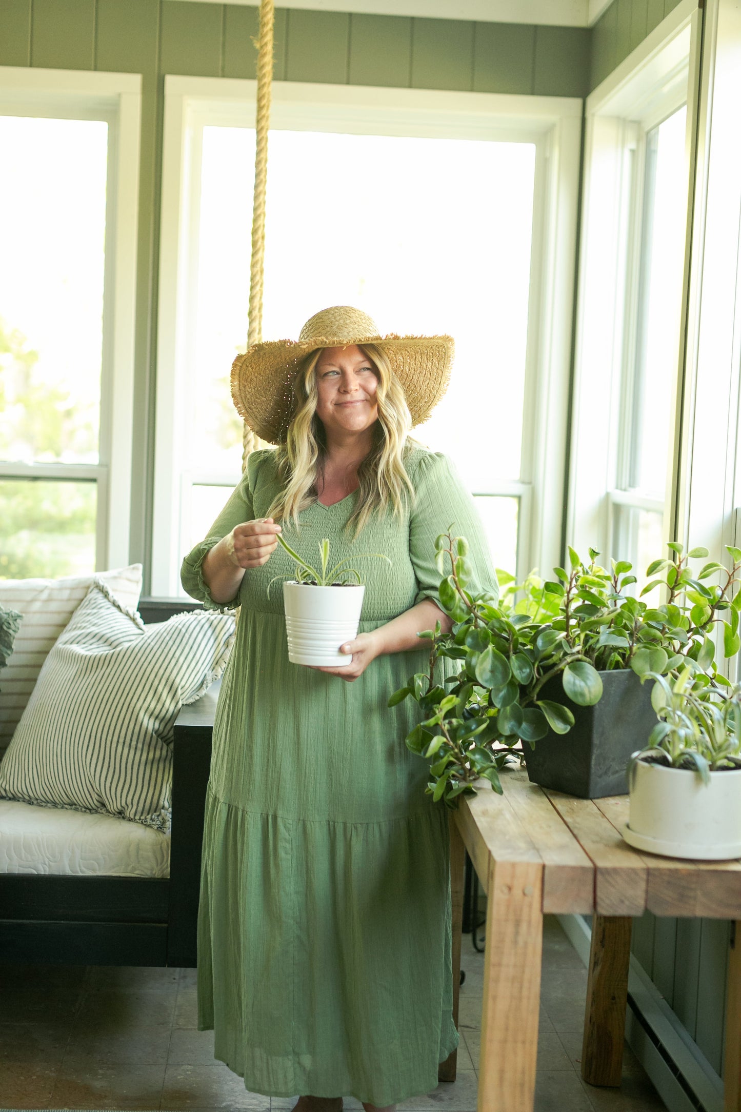 Flora Smocked Midi Dress - FINAL SALE