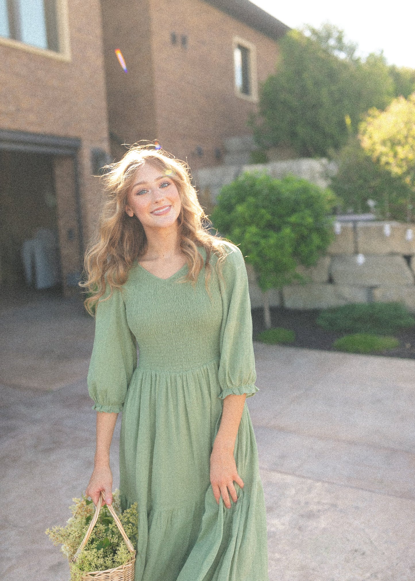 Flora Smocked Midi Dress - FINAL SALE
