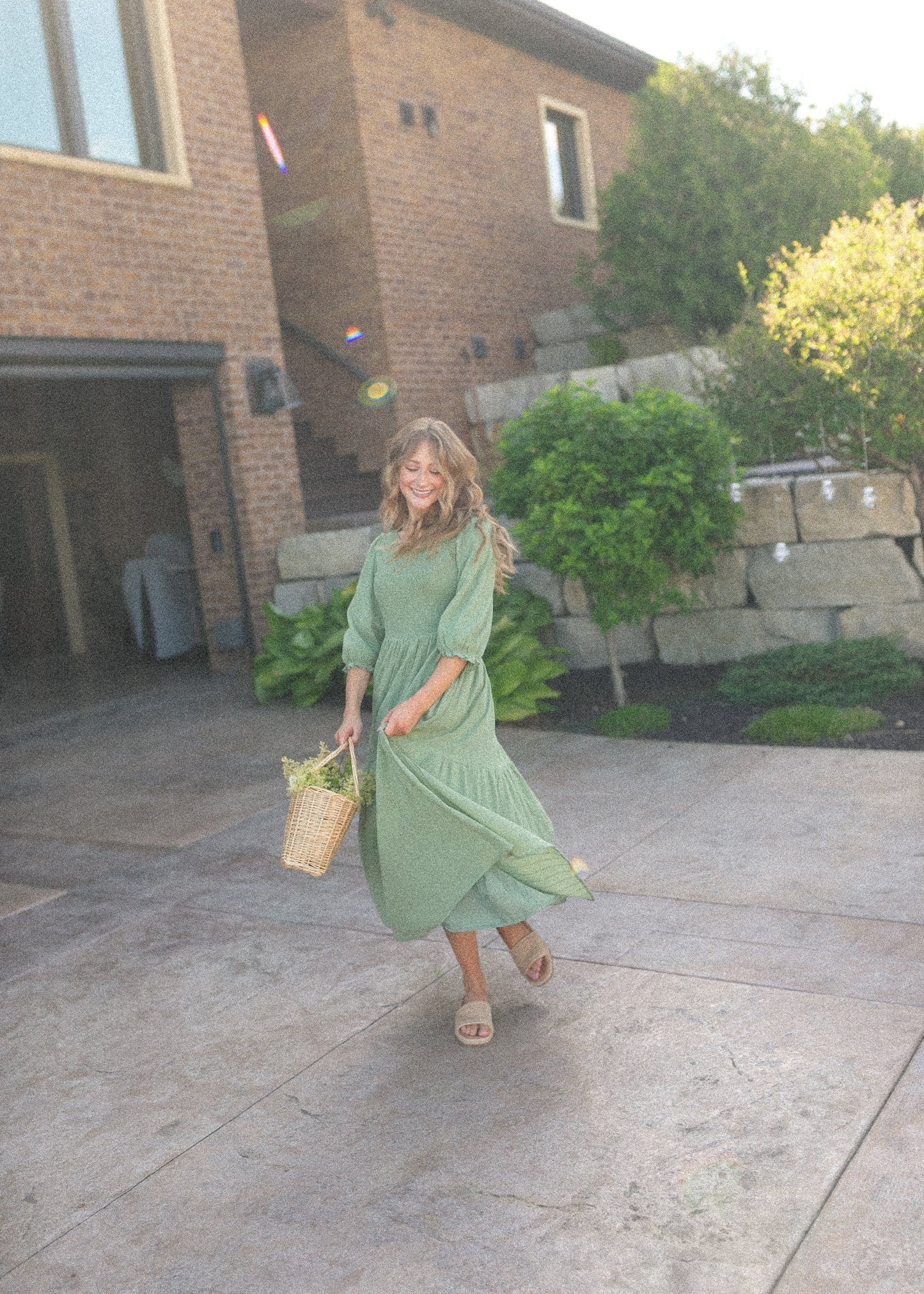 Flora Smocked Midi Dress - FINAL SALE