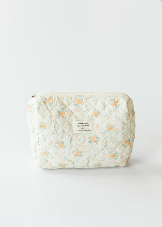 Floral Print Quilted Bag - FINAL SALE