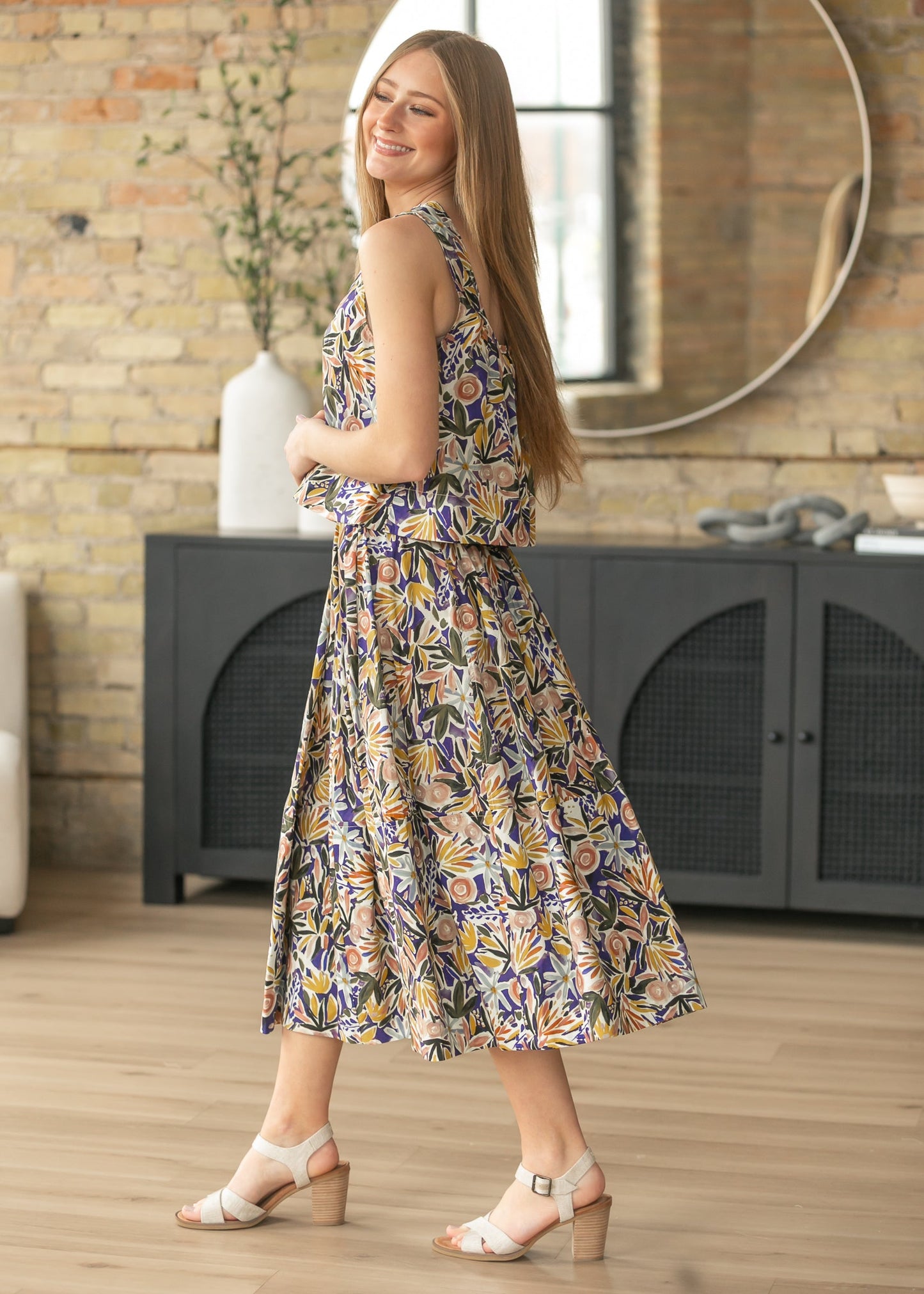 Floral Skirt Set
