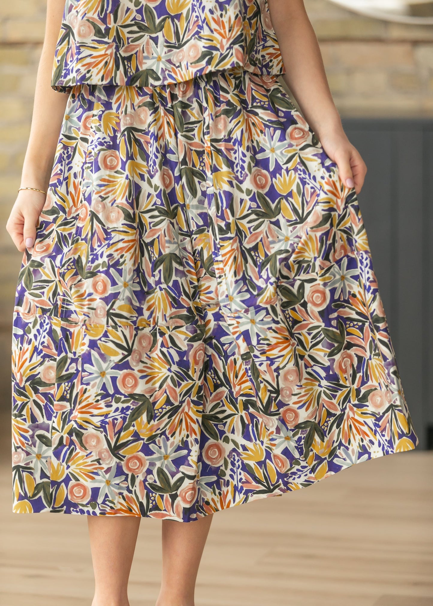Floral Skirt Set