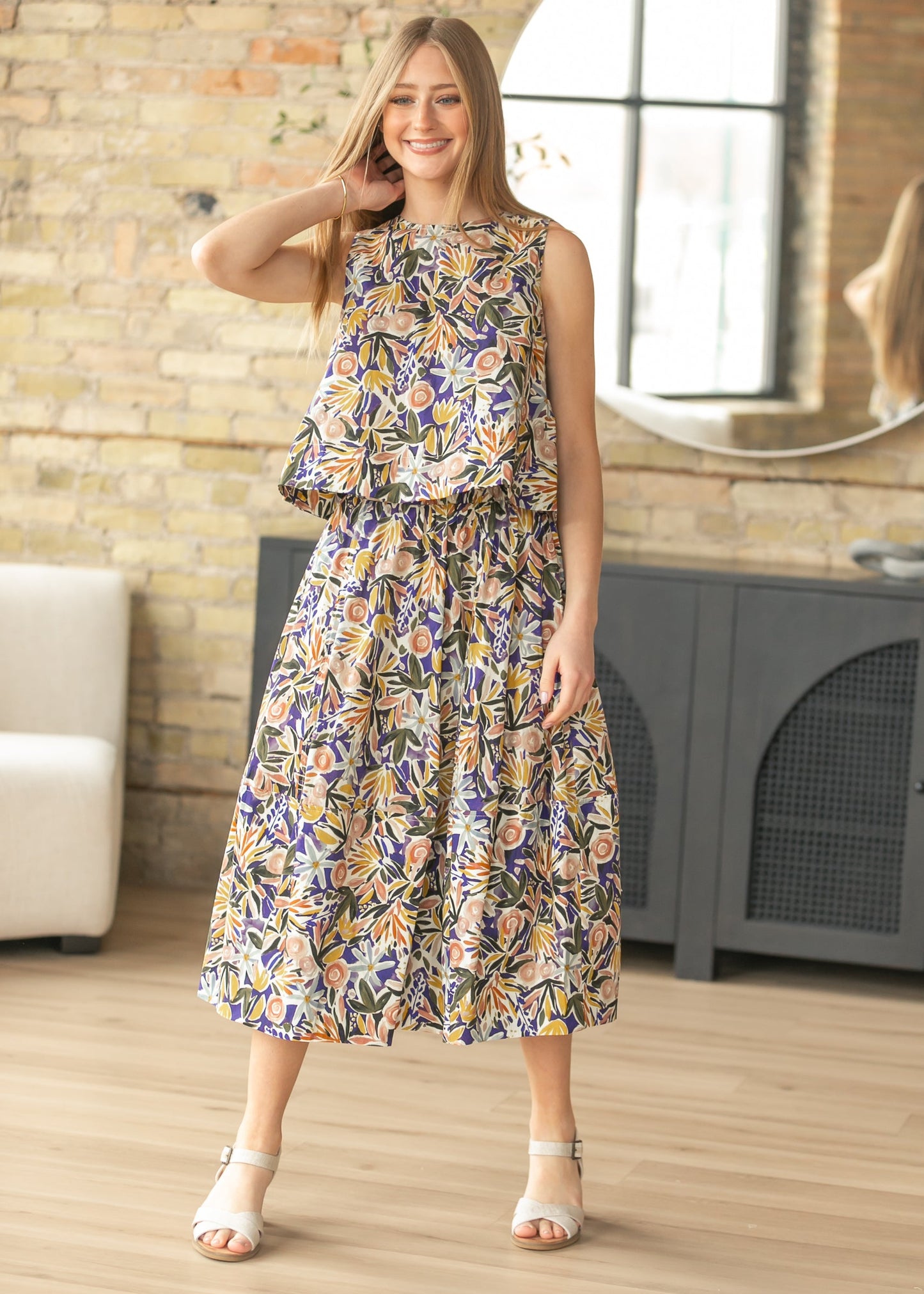 Floral Skirt Set