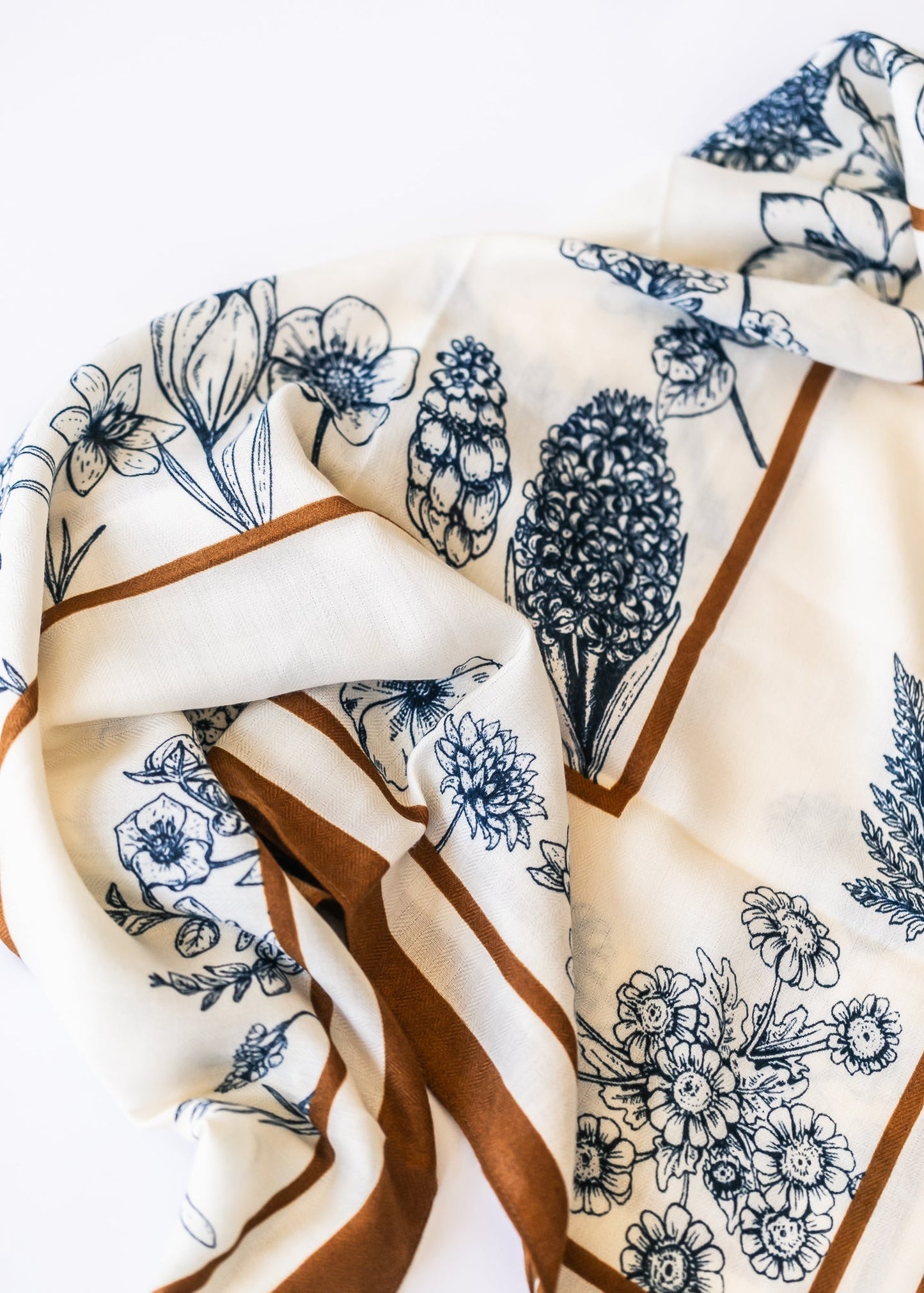 Floral Square Oversized Scarf