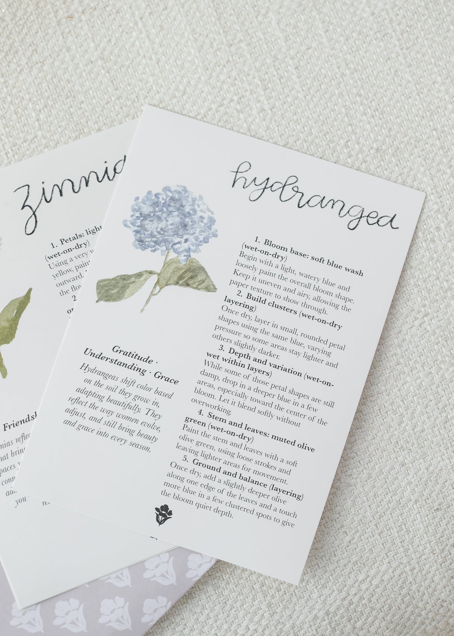 Floral Watercolor Workbook