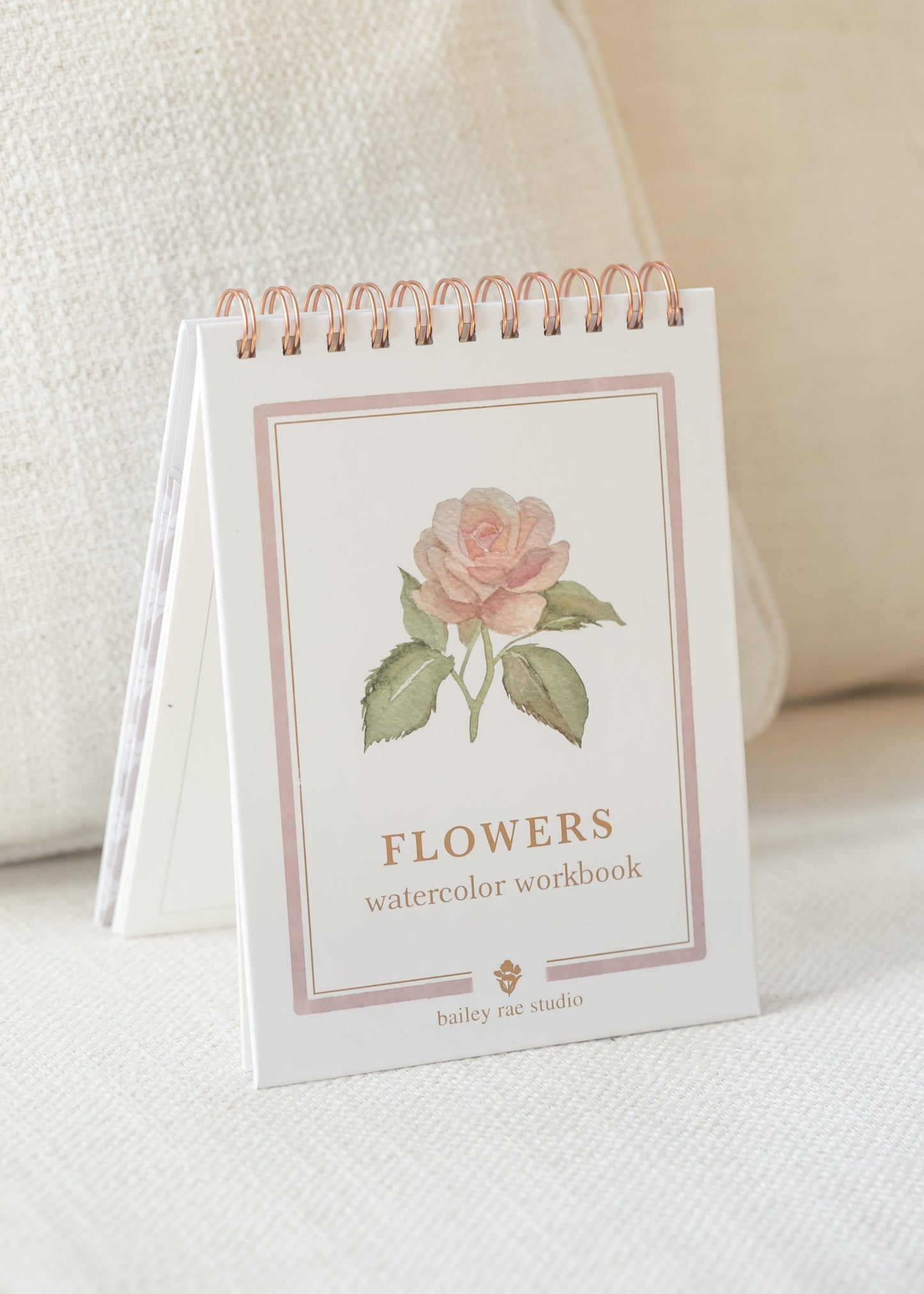 Floral Watercolor Workbook