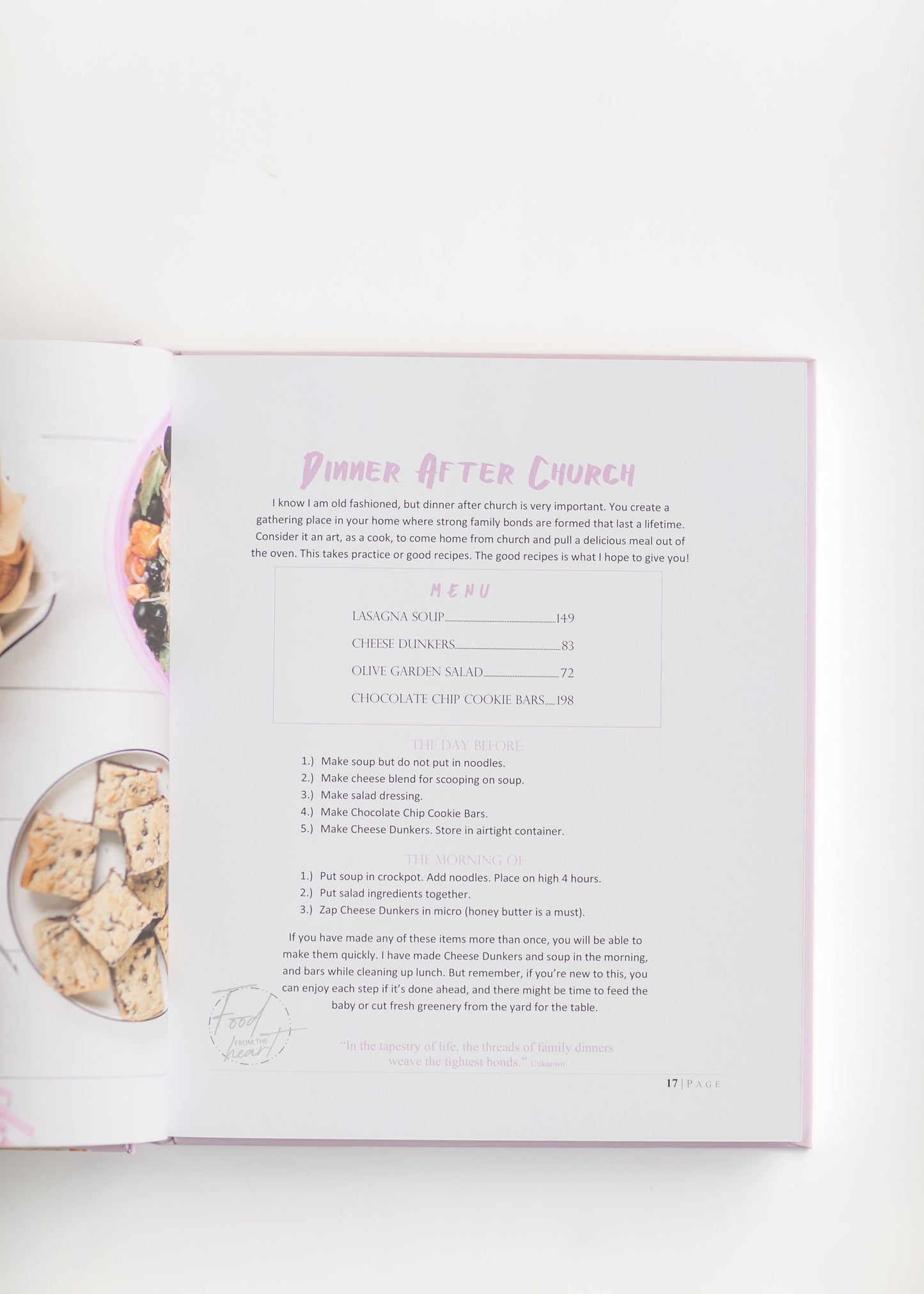 Food From the Heart II Cookbook