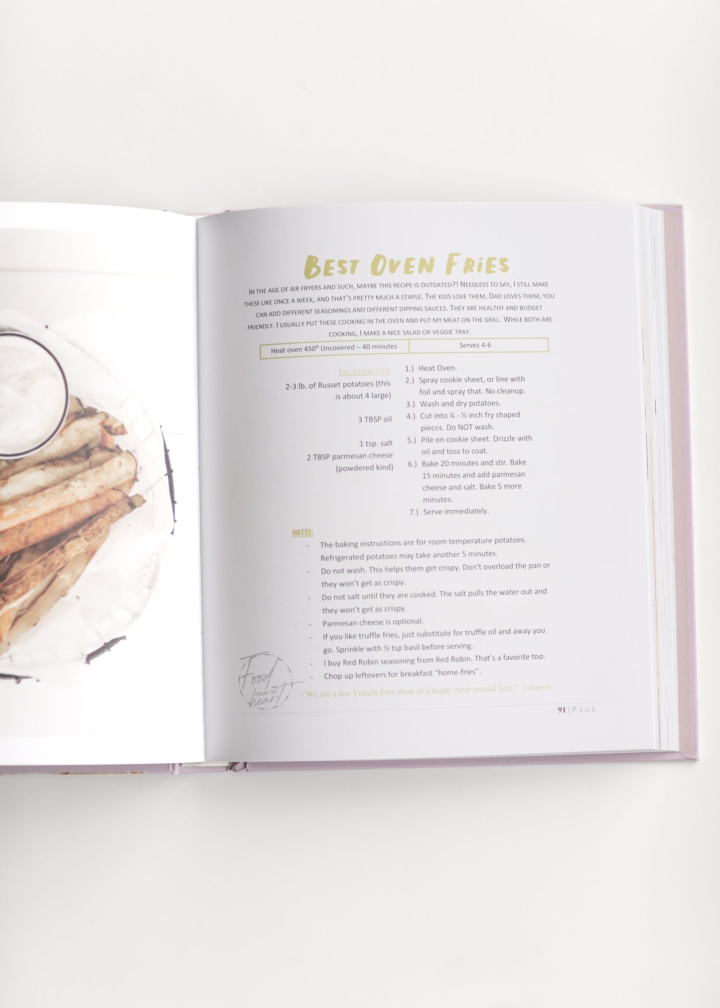 Food From the Heart II Cookbook