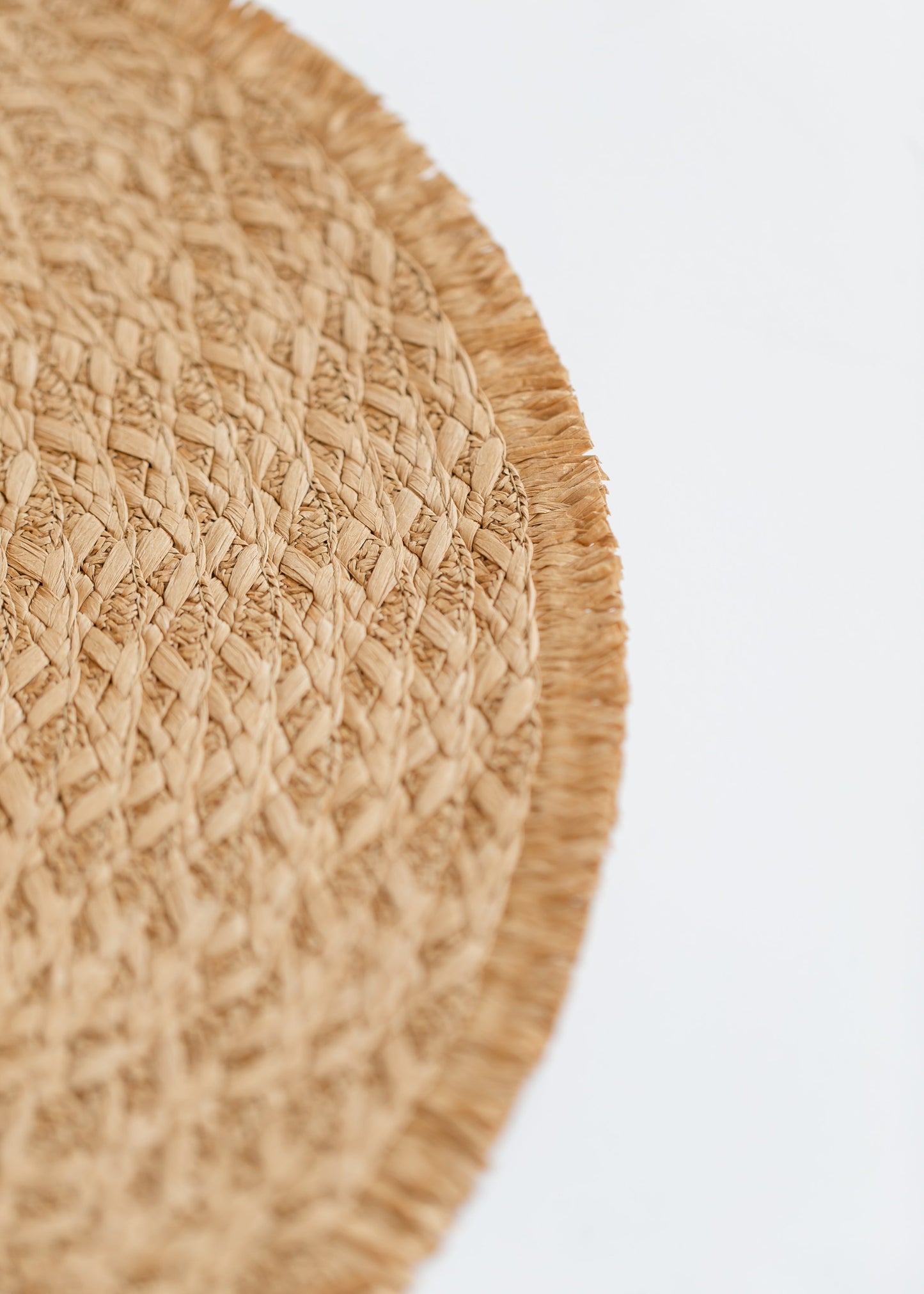 Frayed Straw Floppy Sun Hat - FINAL SALE