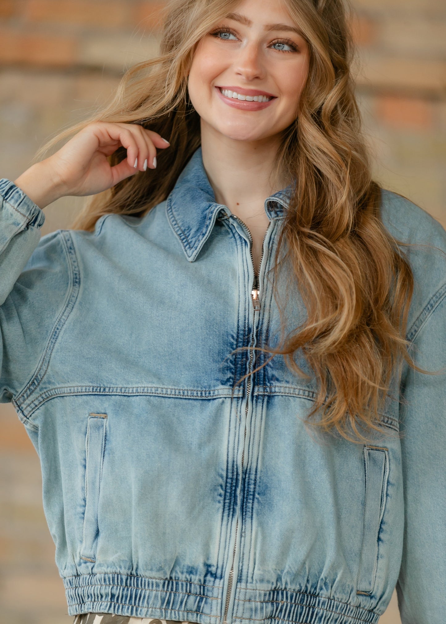 Free People® Denim Birdie Jacket