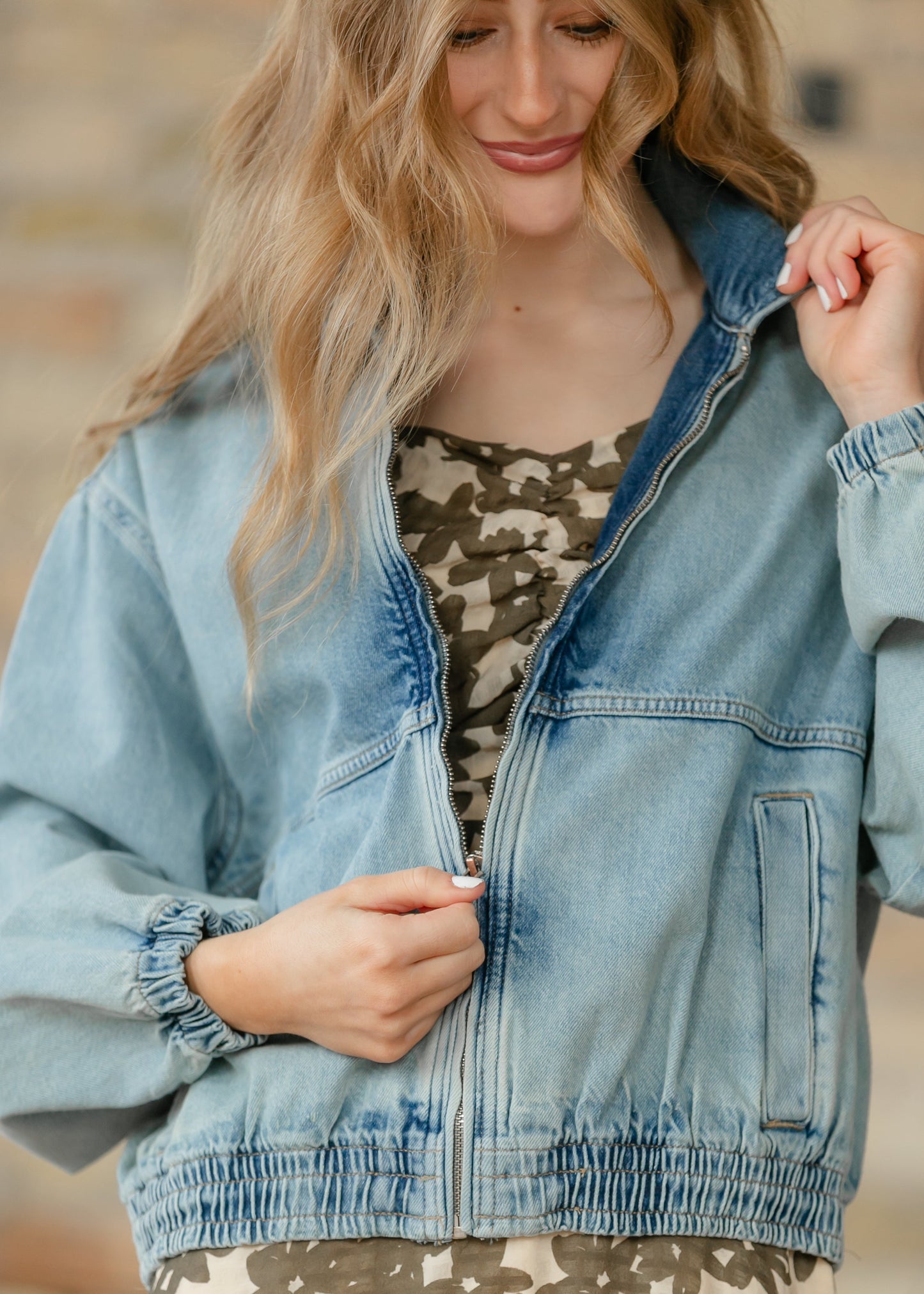 Free People® Denim Birdie Jacket