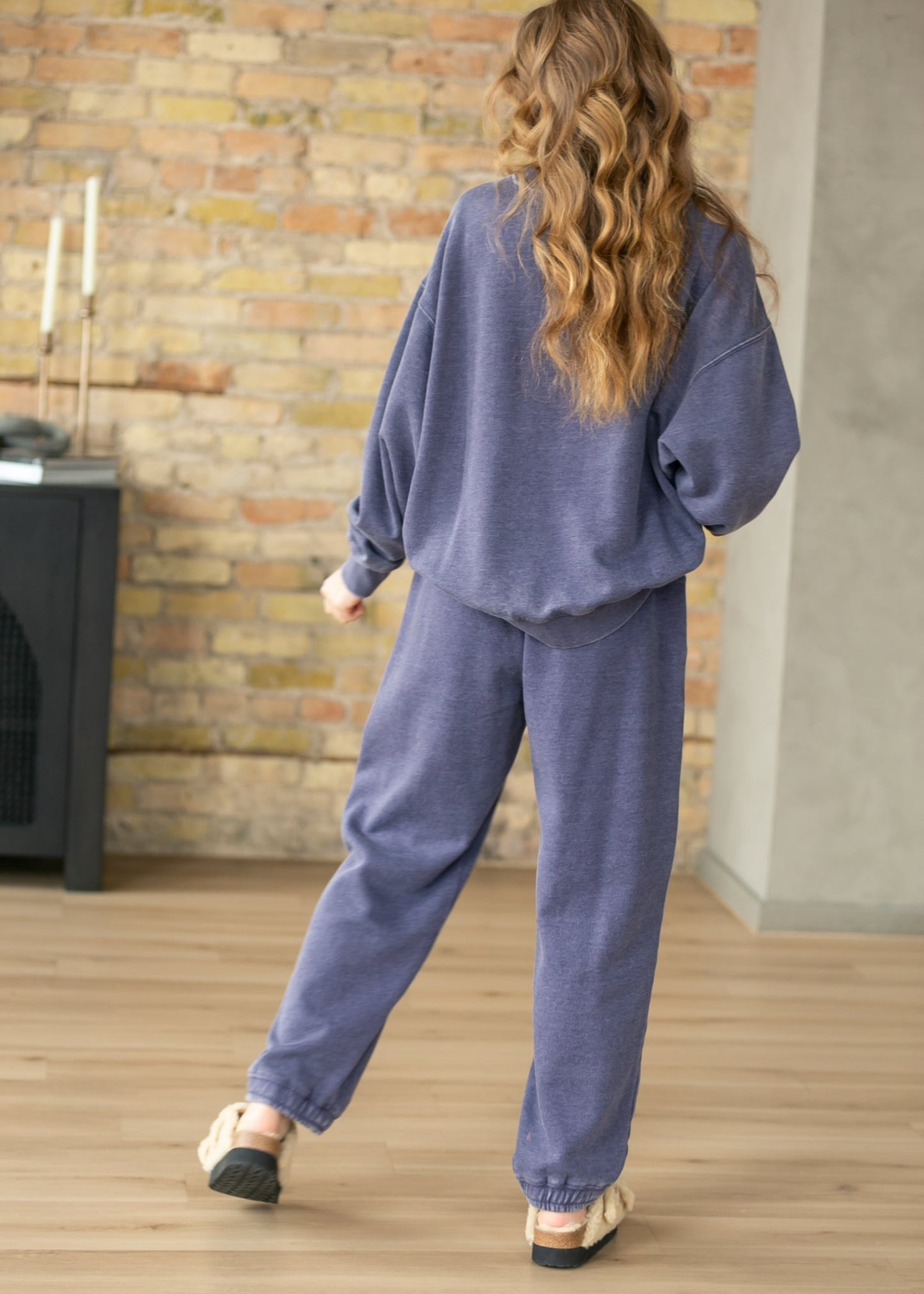 Free People® Navy Slow it Down Jogger
