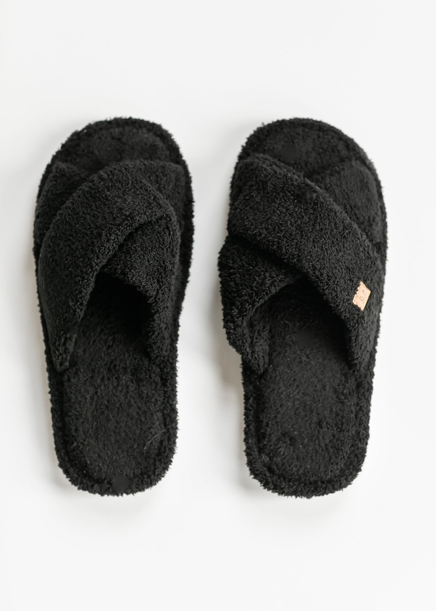 Fuzzy Criss Cross Slipper - FINAL SALE