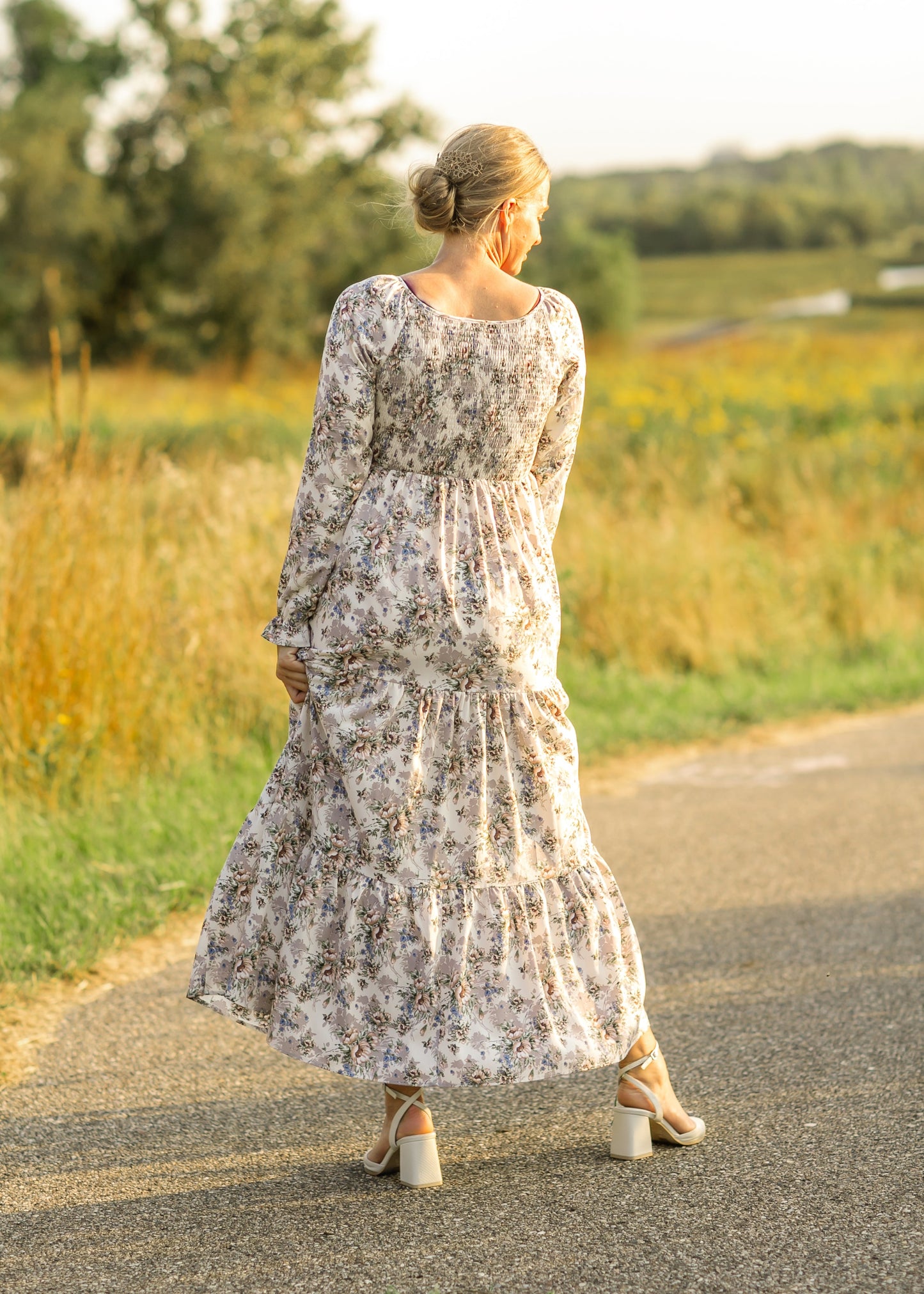 Gia Long Sleeve Maxi Dress - FINAL SALE