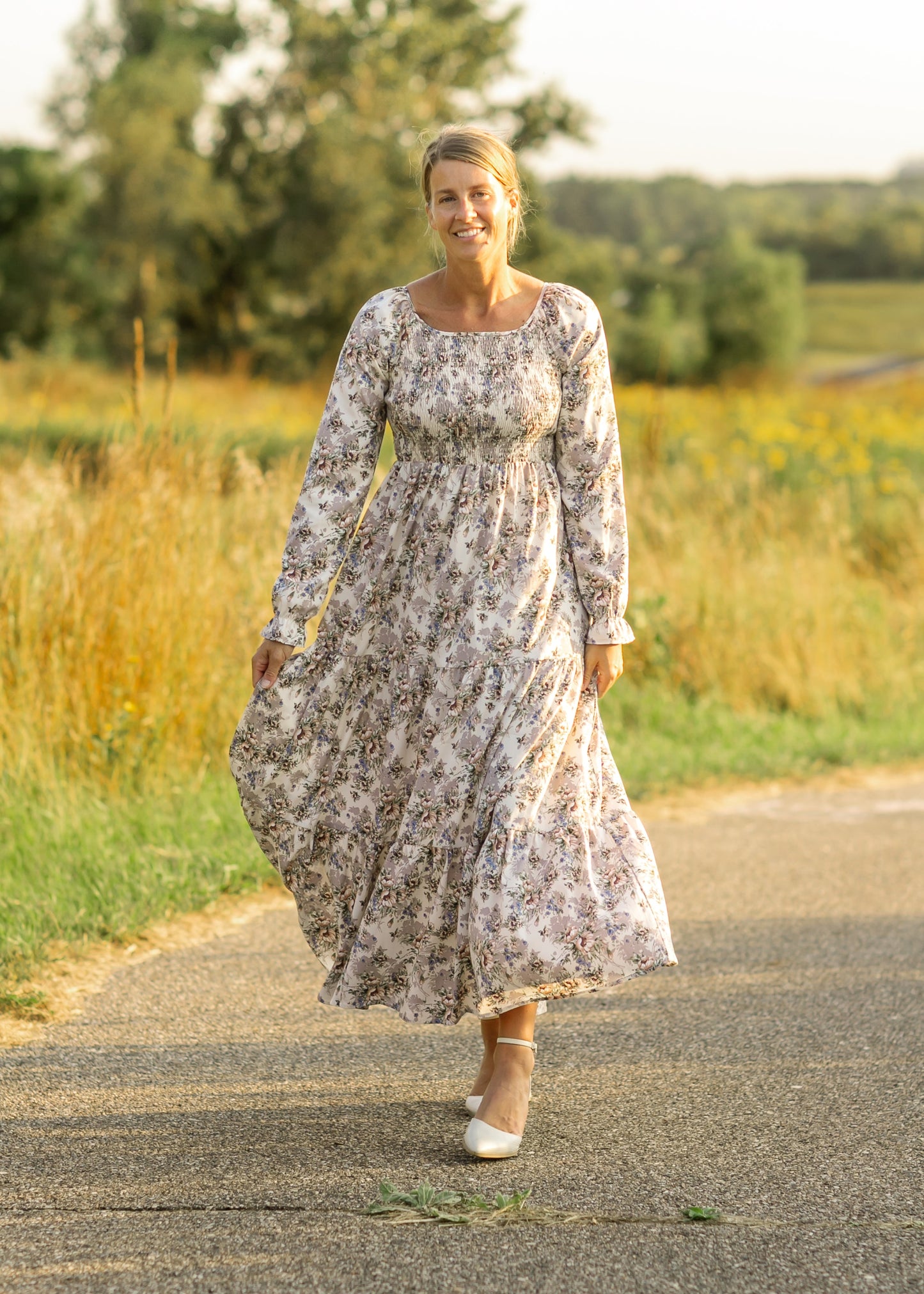 Gia Long Sleeve Maxi Dress - FINAL SALE