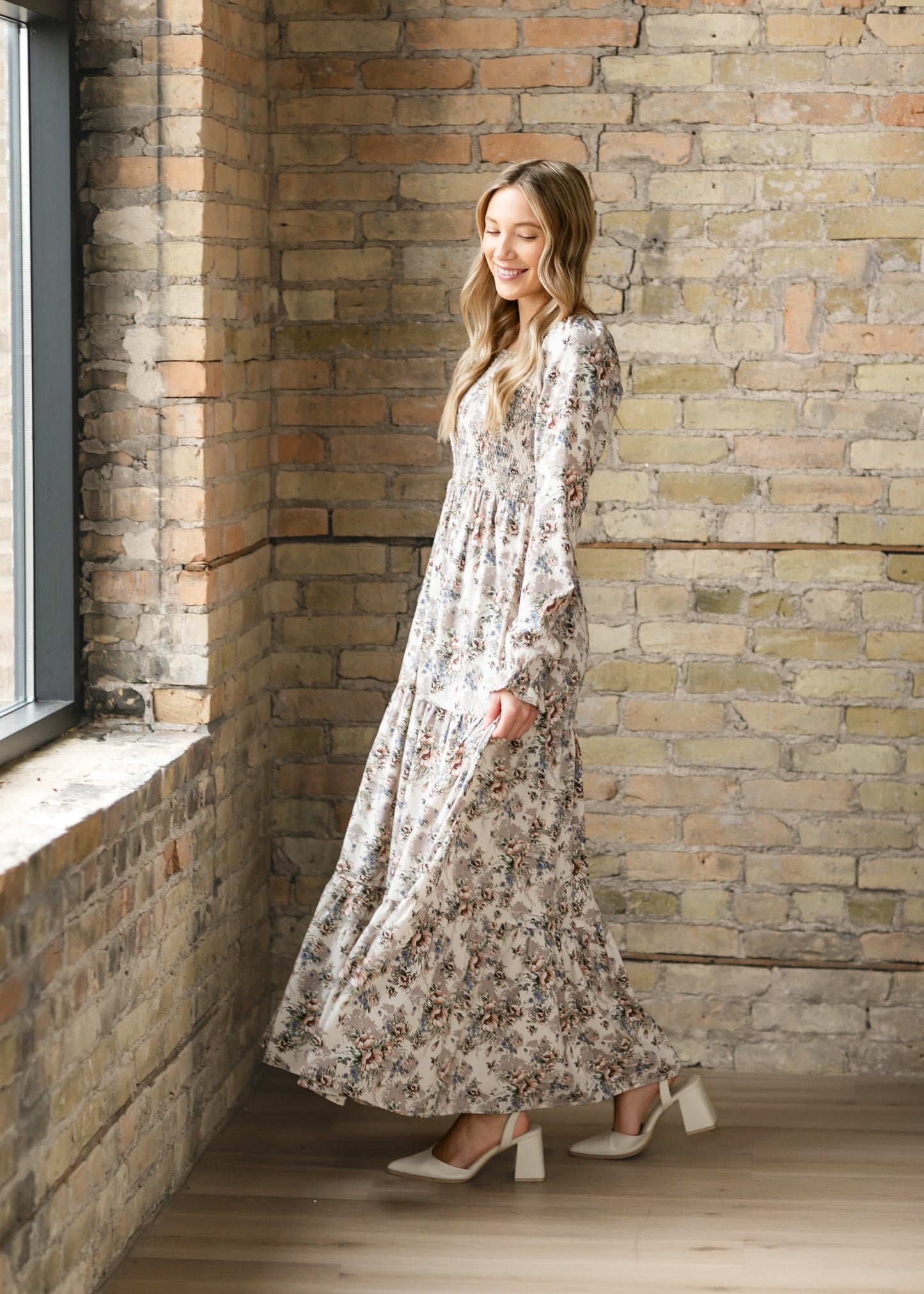 Gia Long Sleeve Maxi Dress - FINAL SALE