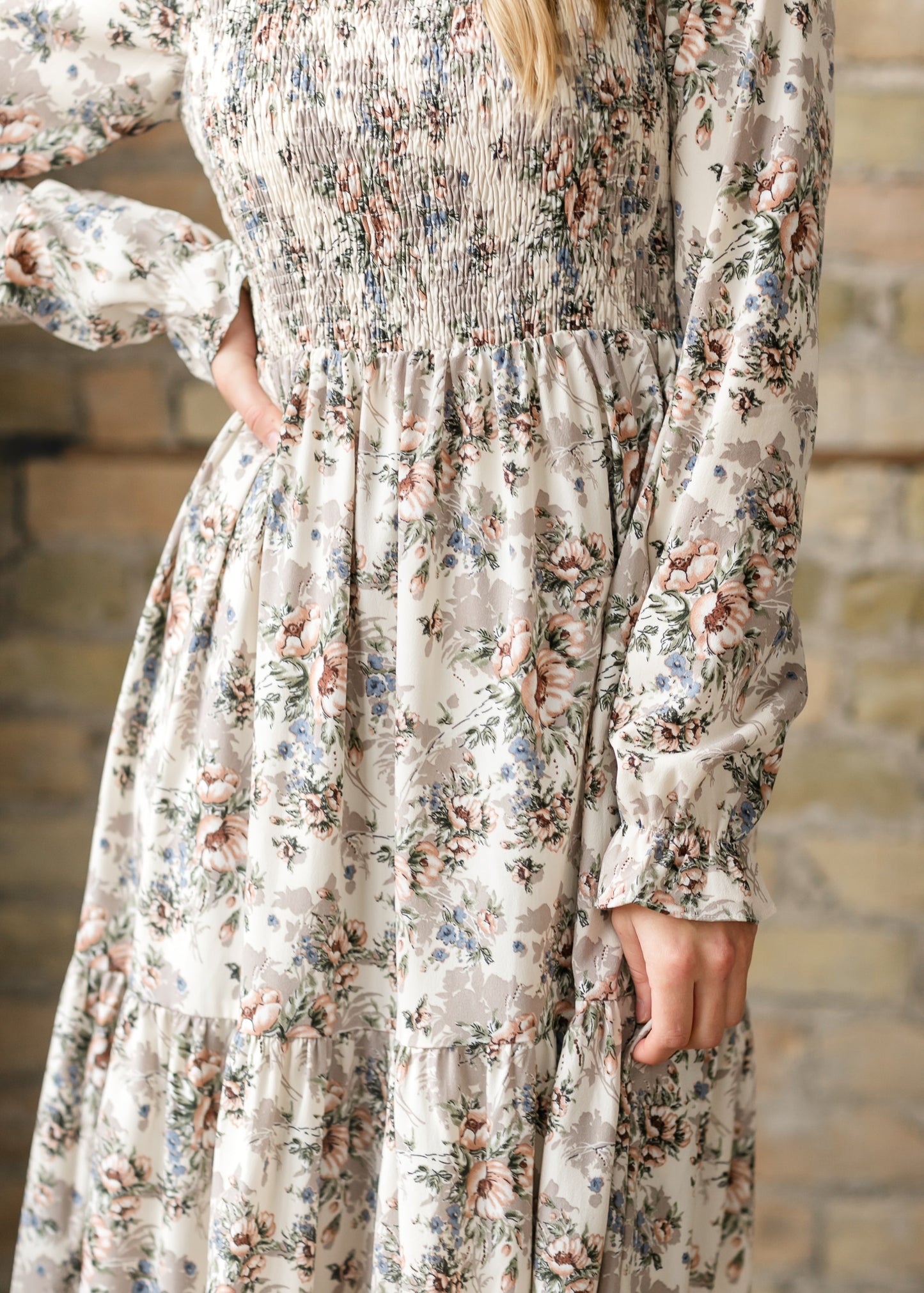 Gia Long Sleeve Maxi Dress - FINAL SALE