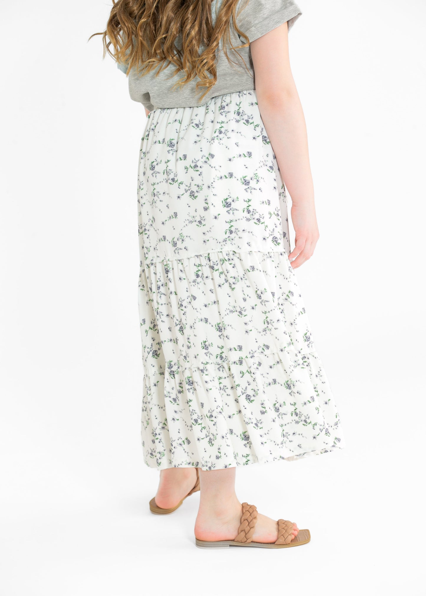 Girl's Lou Lou Tiered Peasant Skirt - FINAL SALE
