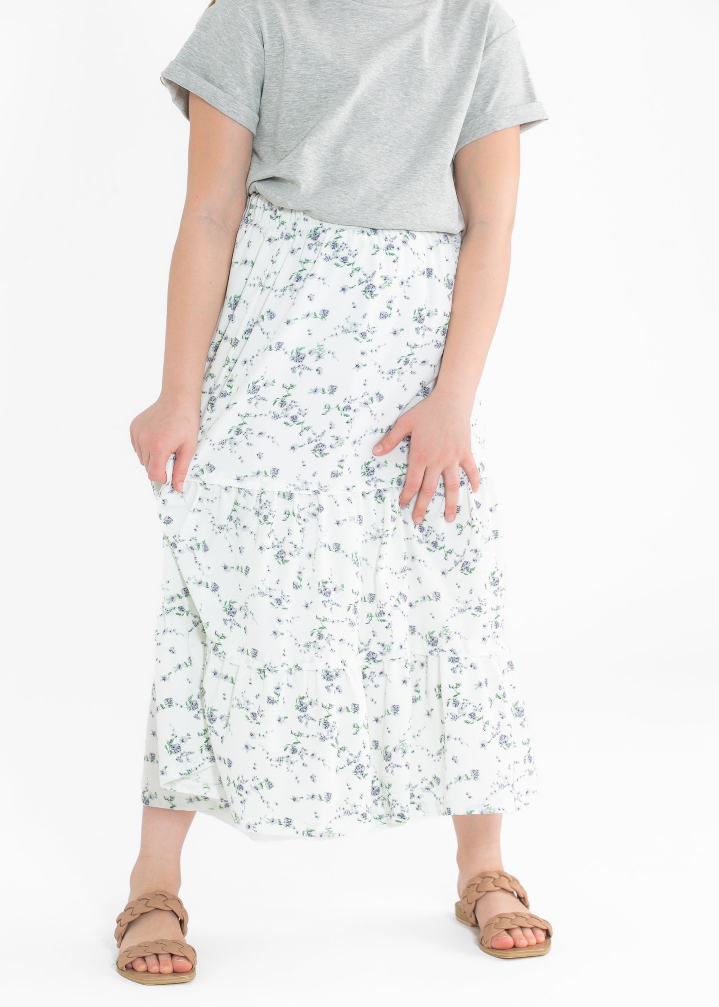 Girl's Lou Lou Tiered Peasant Skirt - FINAL SALE