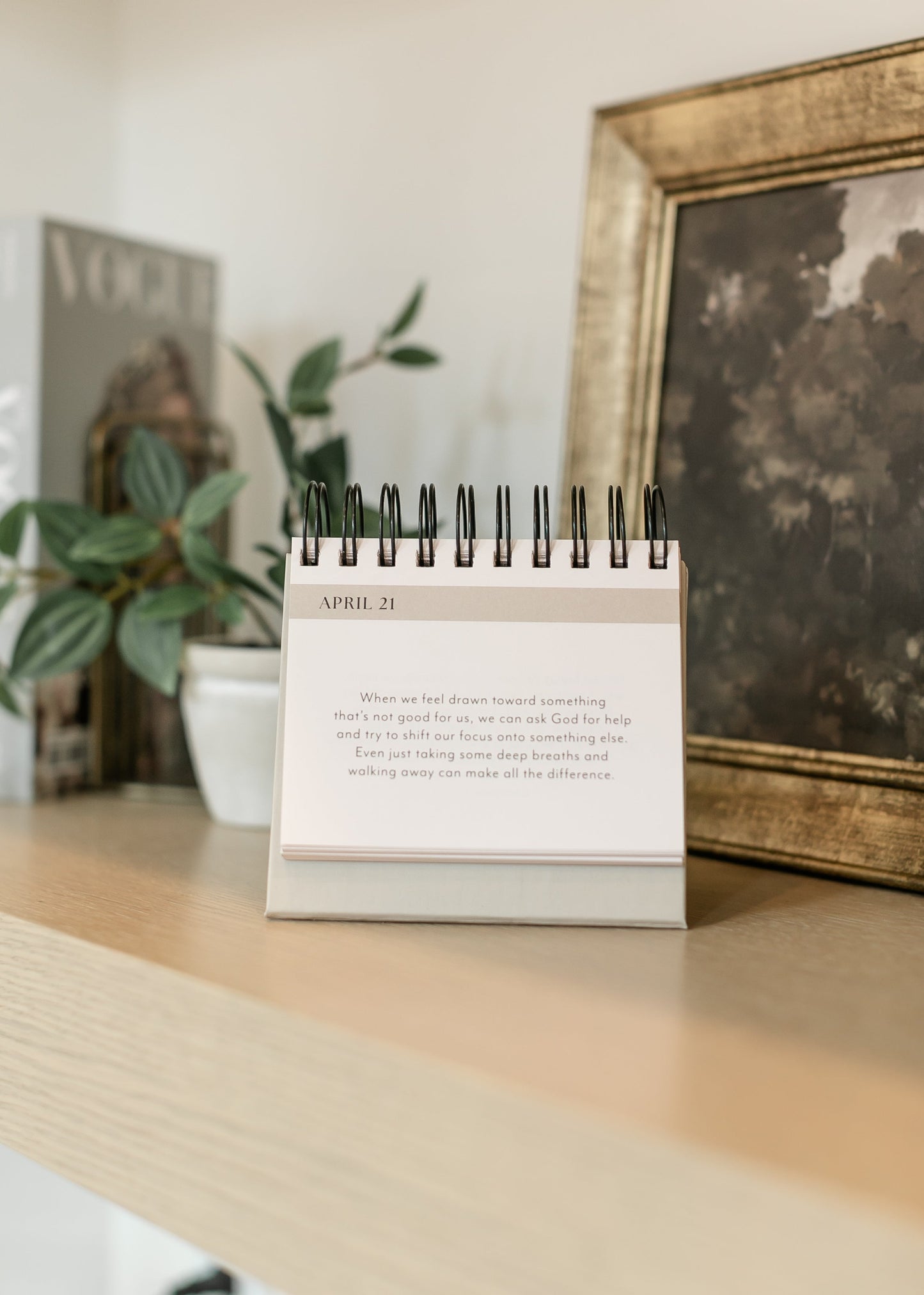 Go For It Inspirational Perpetual Calendar