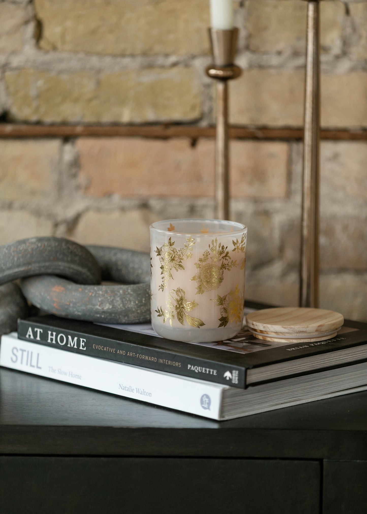 Gold Delft 12oz Candle