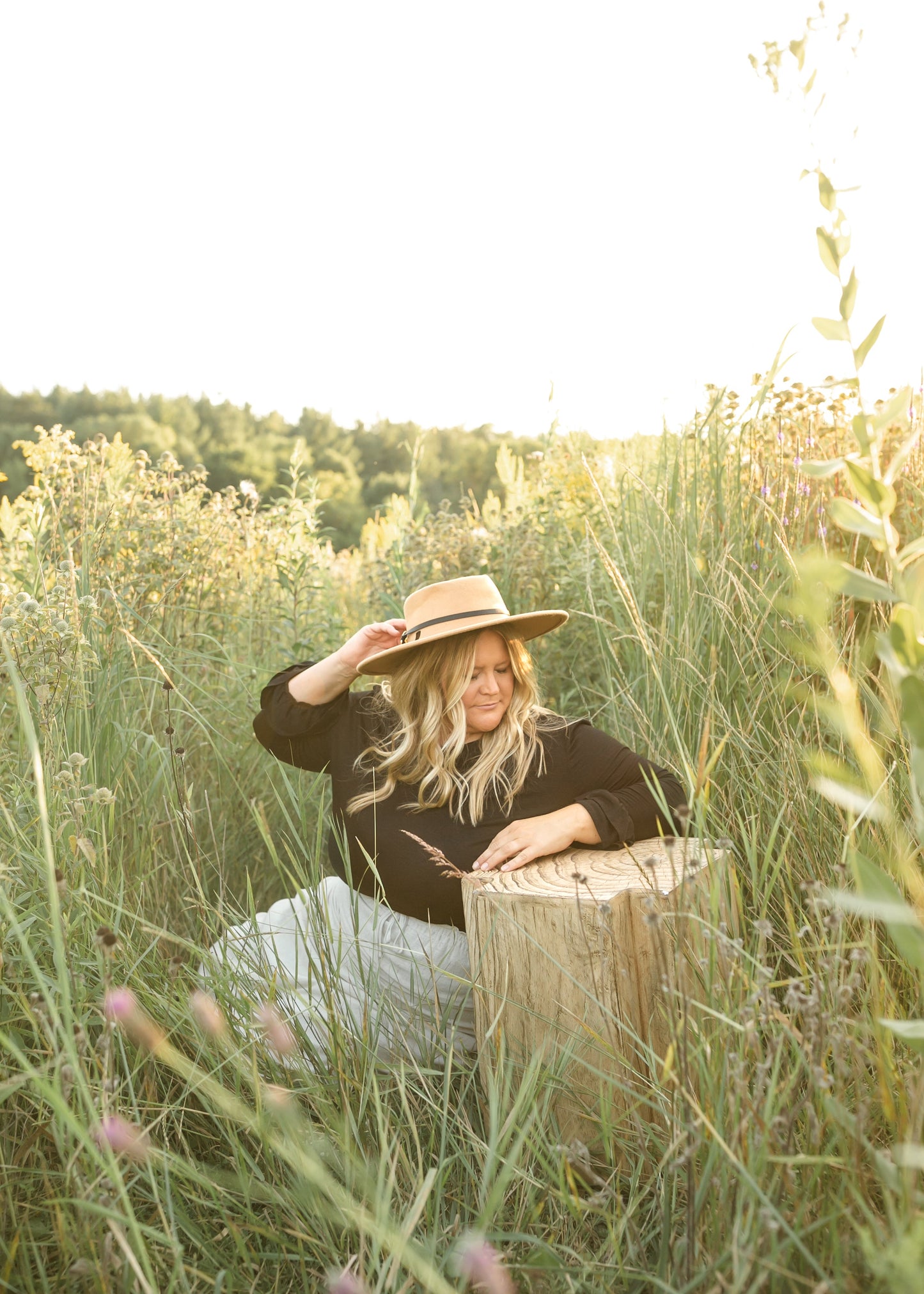 Gold Ring Buckle Wide Brim Bolero Hat - FINAL SALE